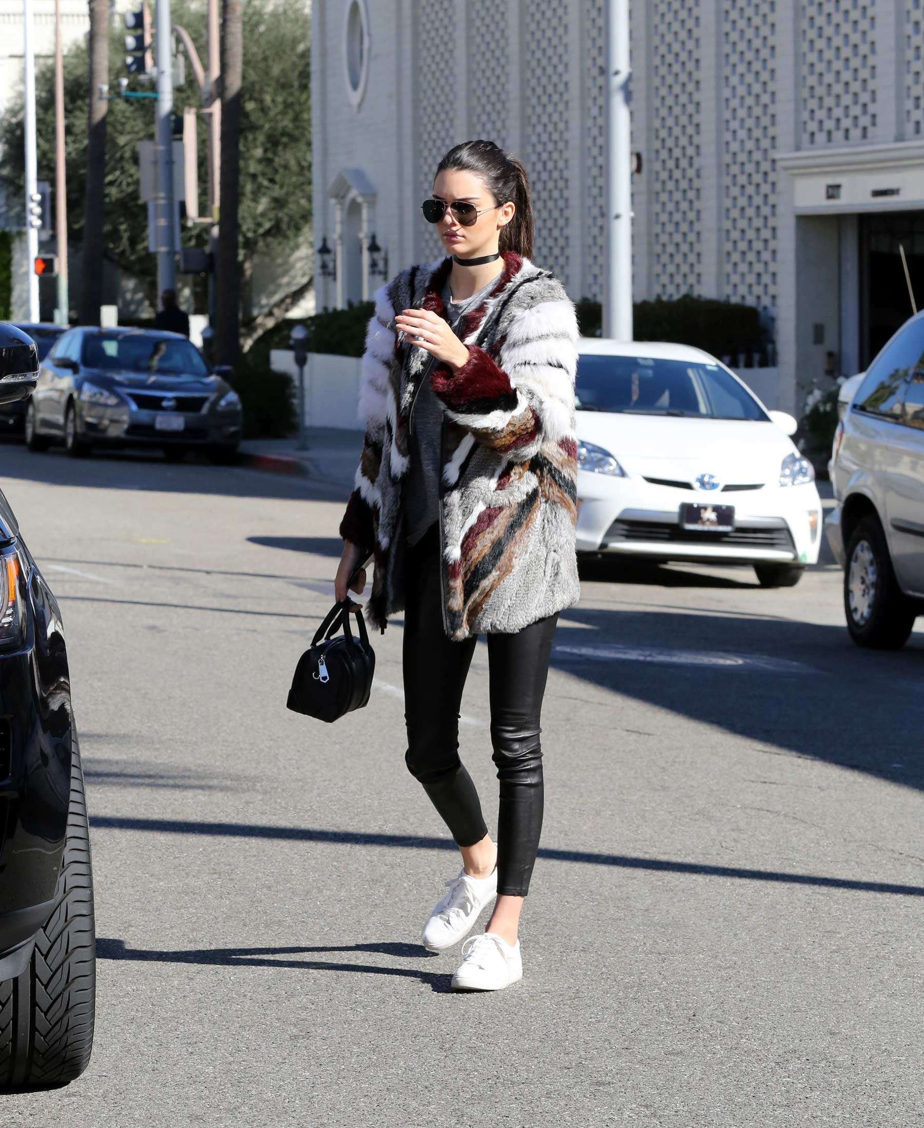 Kendall Jenner heading to lunch in Beverly Hills