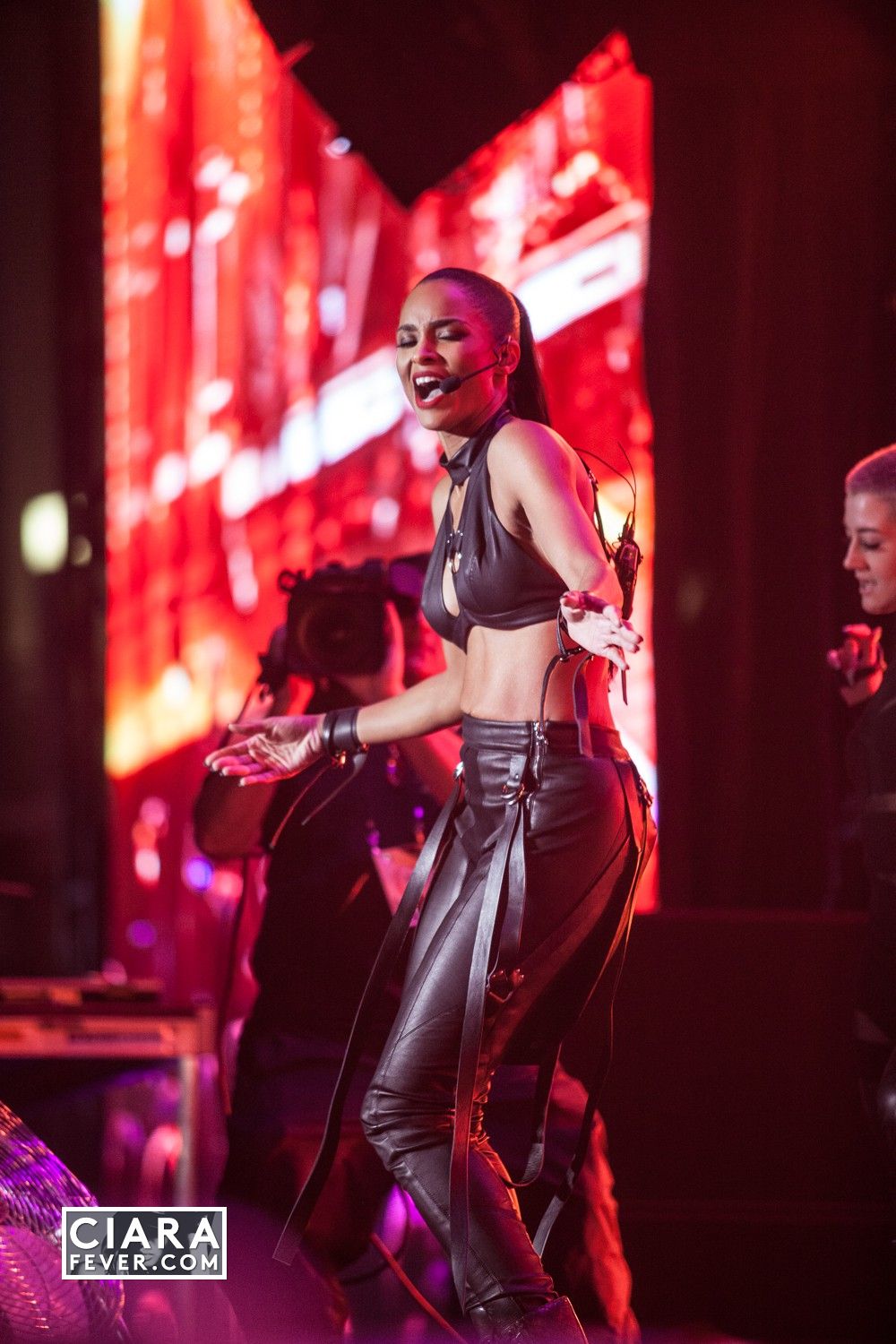 Ciara performs at the AT&T Playoff Playlist