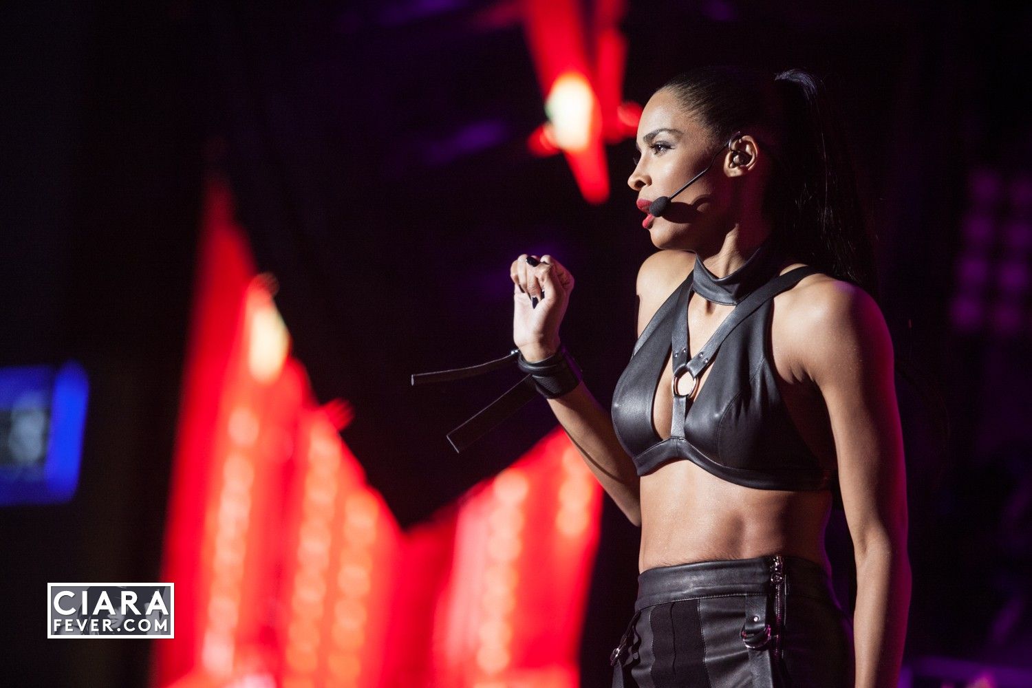 Ciara performs at the AT&T Playoff Playlist