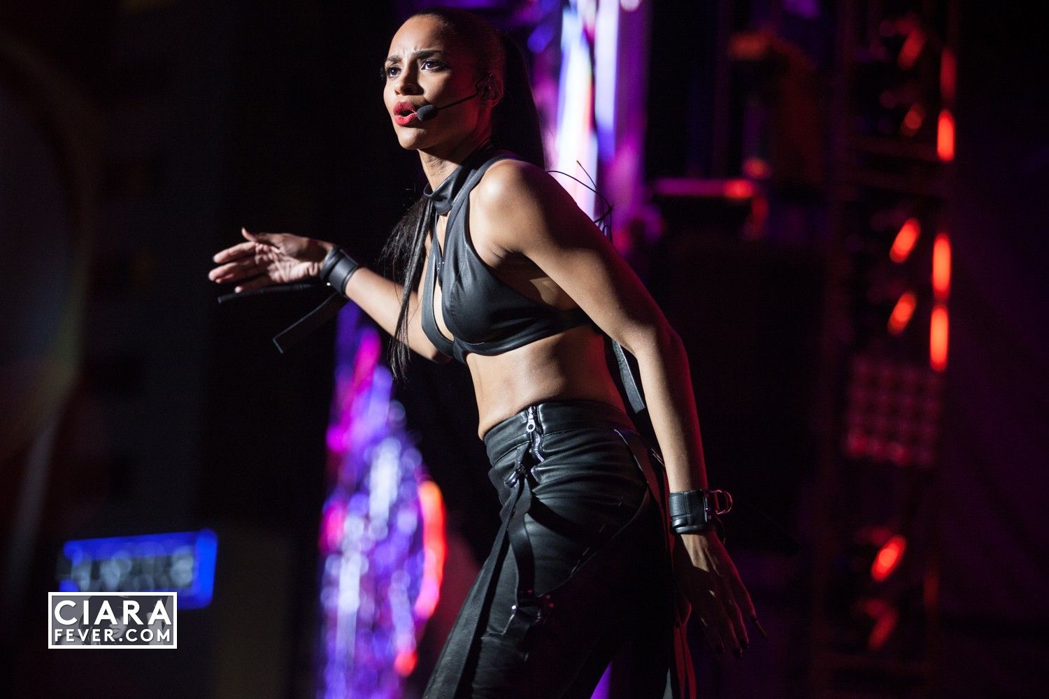 Ciara performs at the AT&T Playoff Playlist