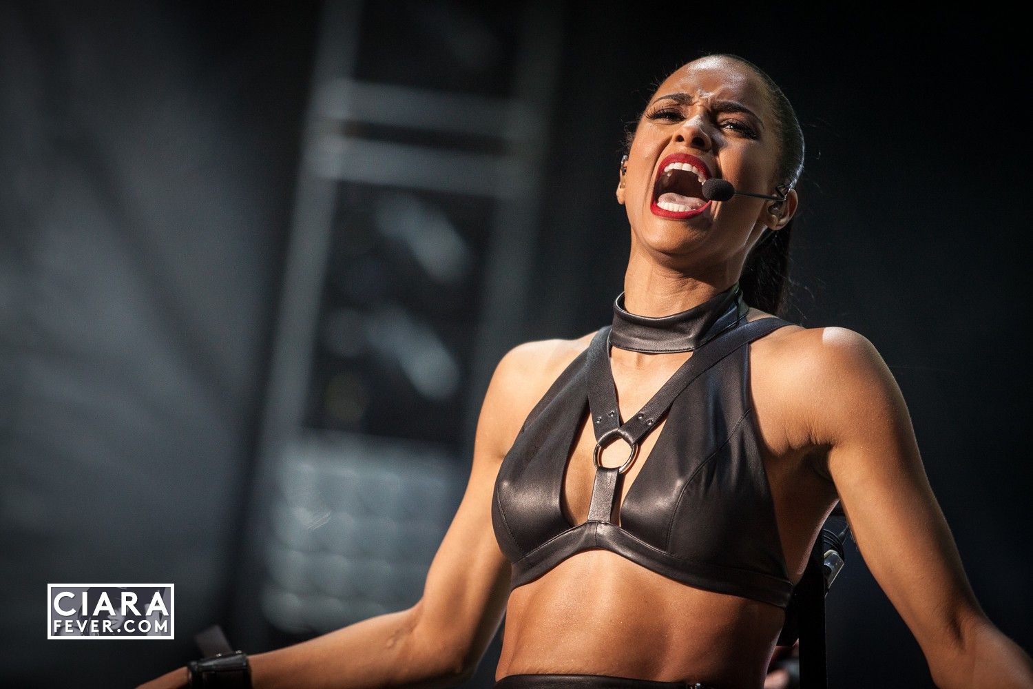 Ciara performs at the AT&T Playoff Playlist