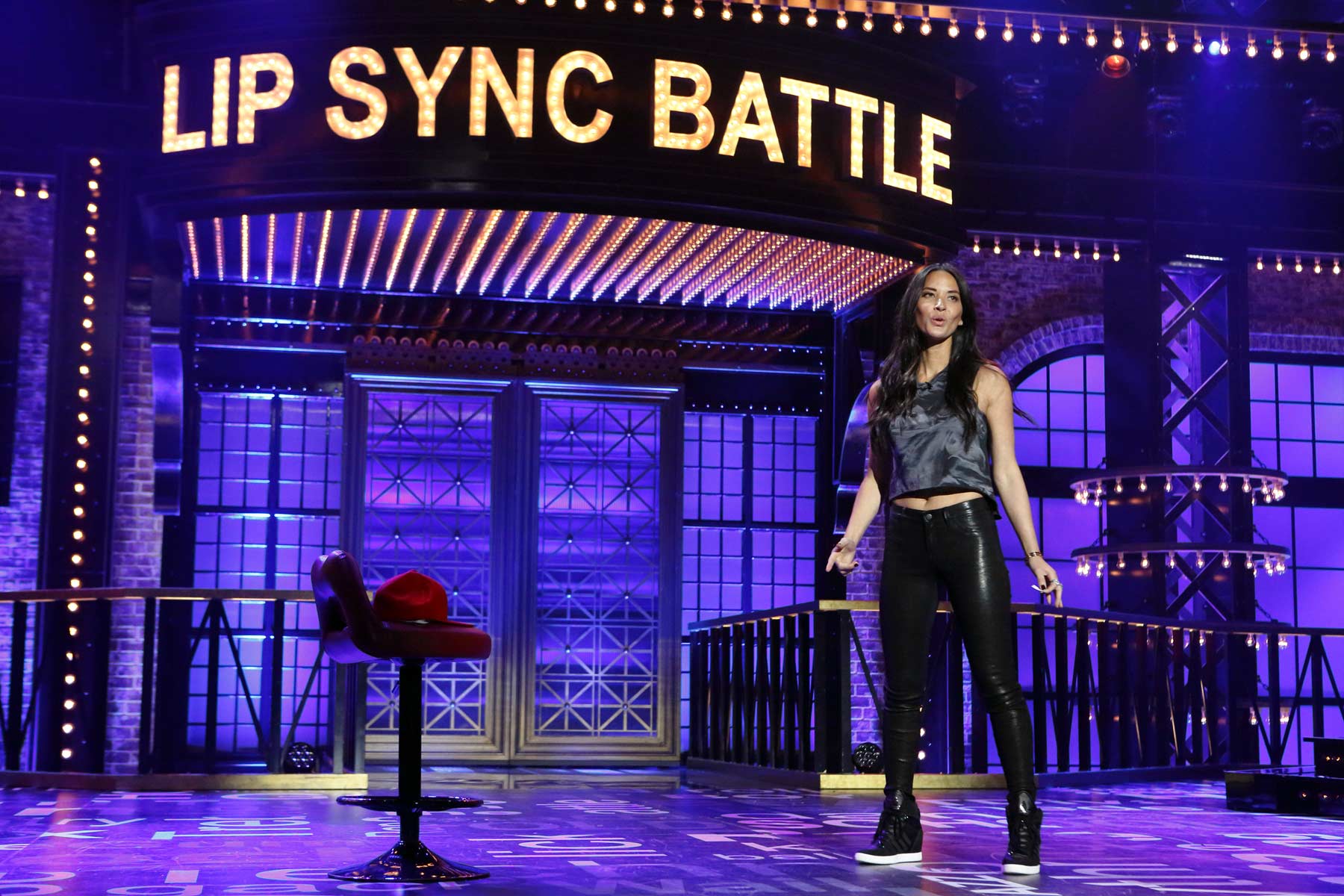 Olivia Munn at Lip Sync Battle