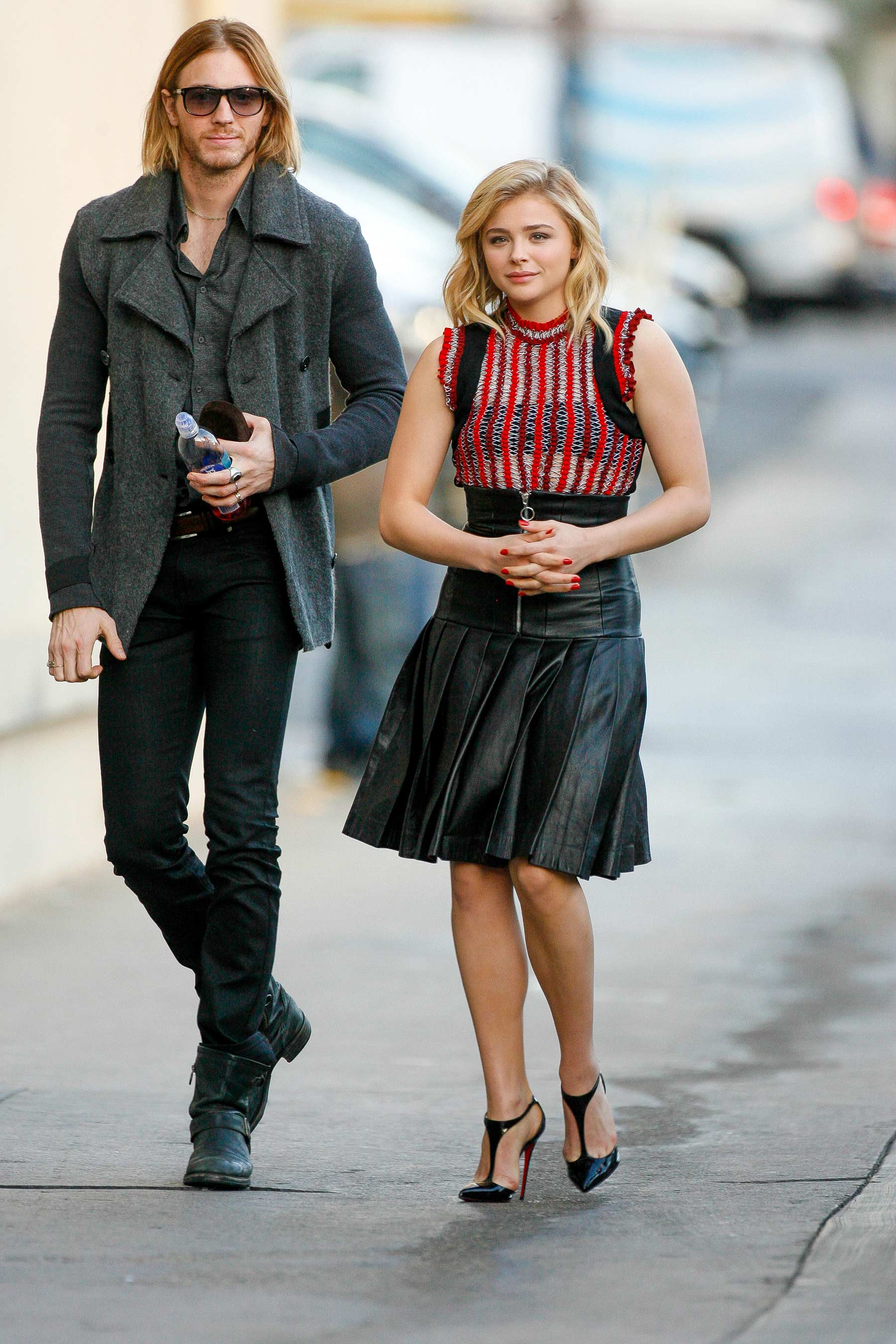 Chloe Moretz arriving to Jimmy Kimmel Live