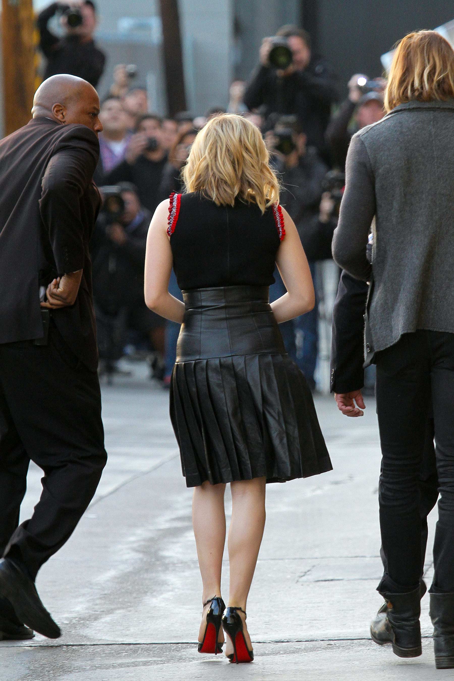 Chloe Moretz arriving to Jimmy Kimmel Live