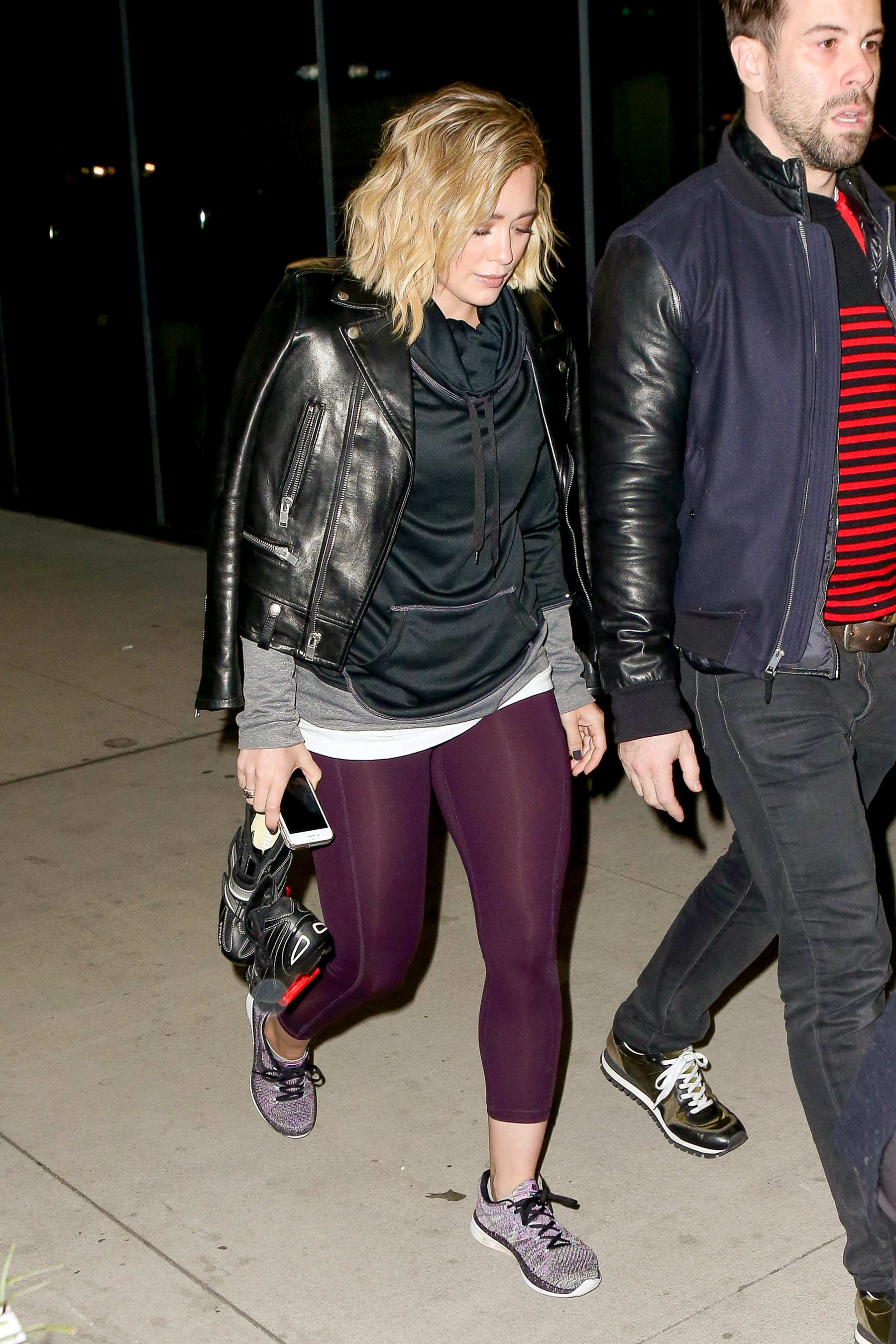 Hilary Duff out in New York