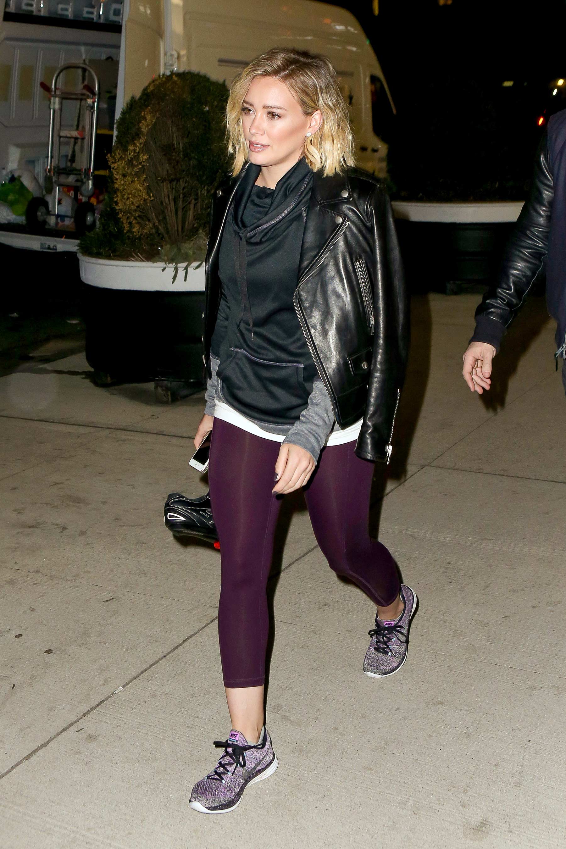 Hilary Duff out in New York