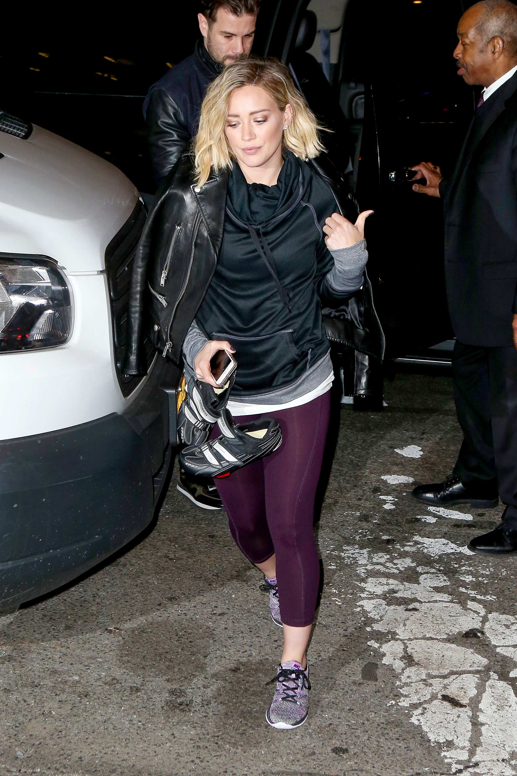 Hilary Duff out in New York