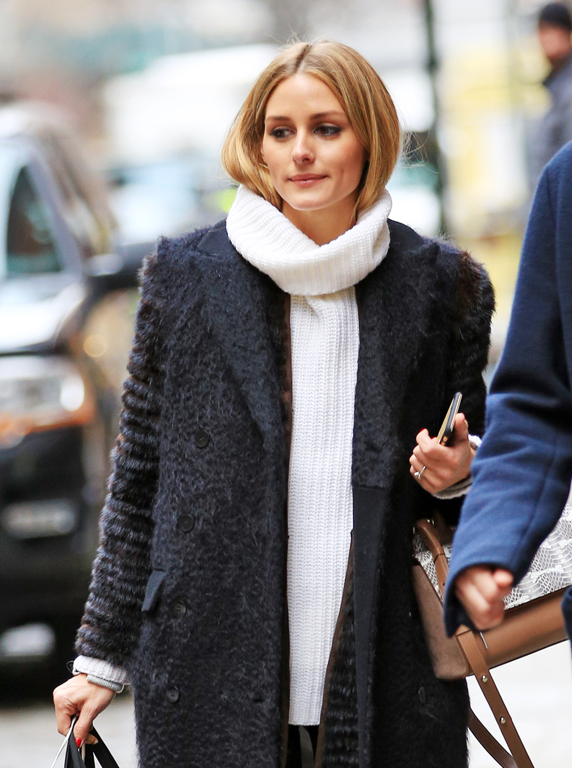 Olivia Palermo taking a stroll in SoHo