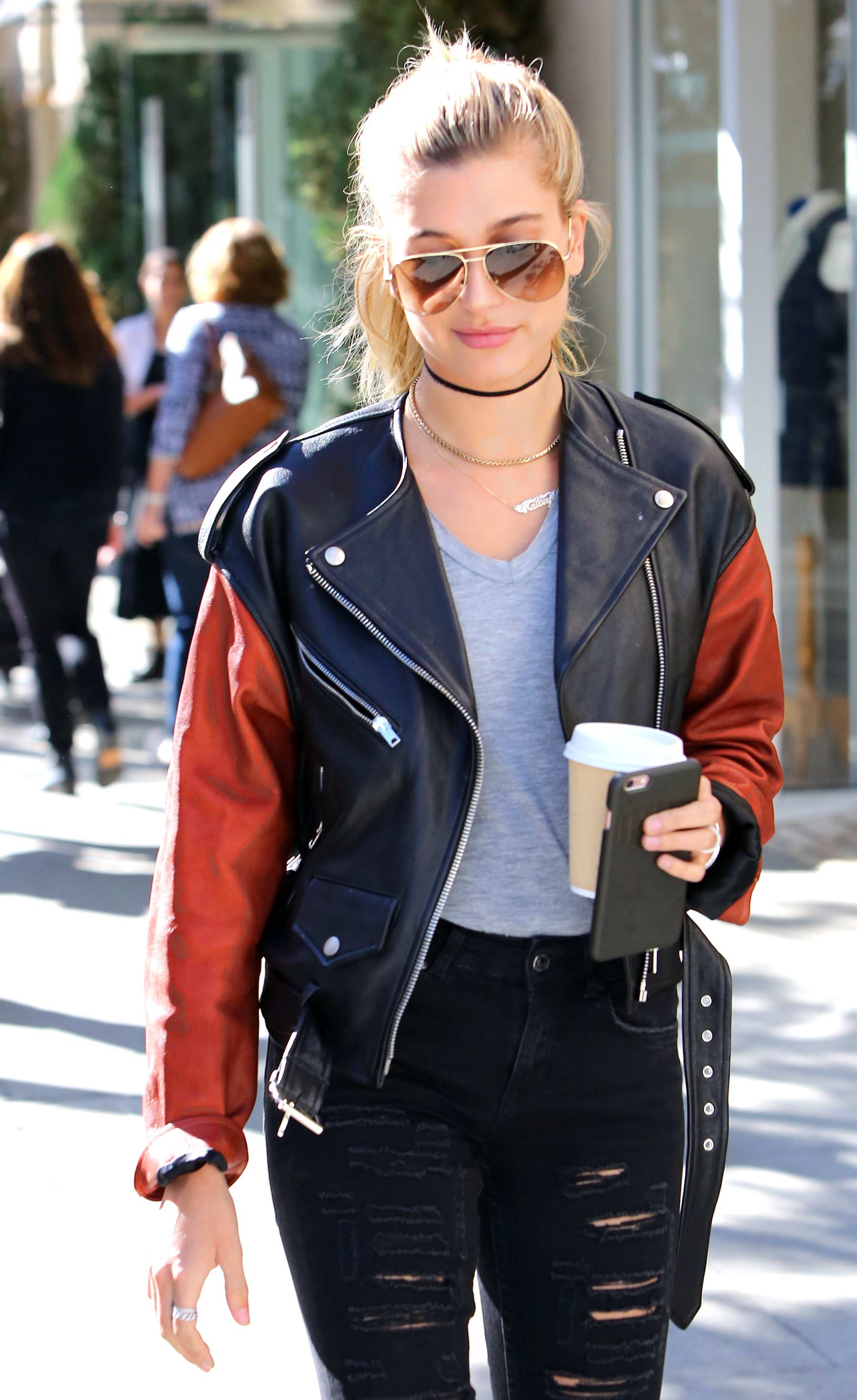 Hailey Baldwin out and about in Beverly Hills