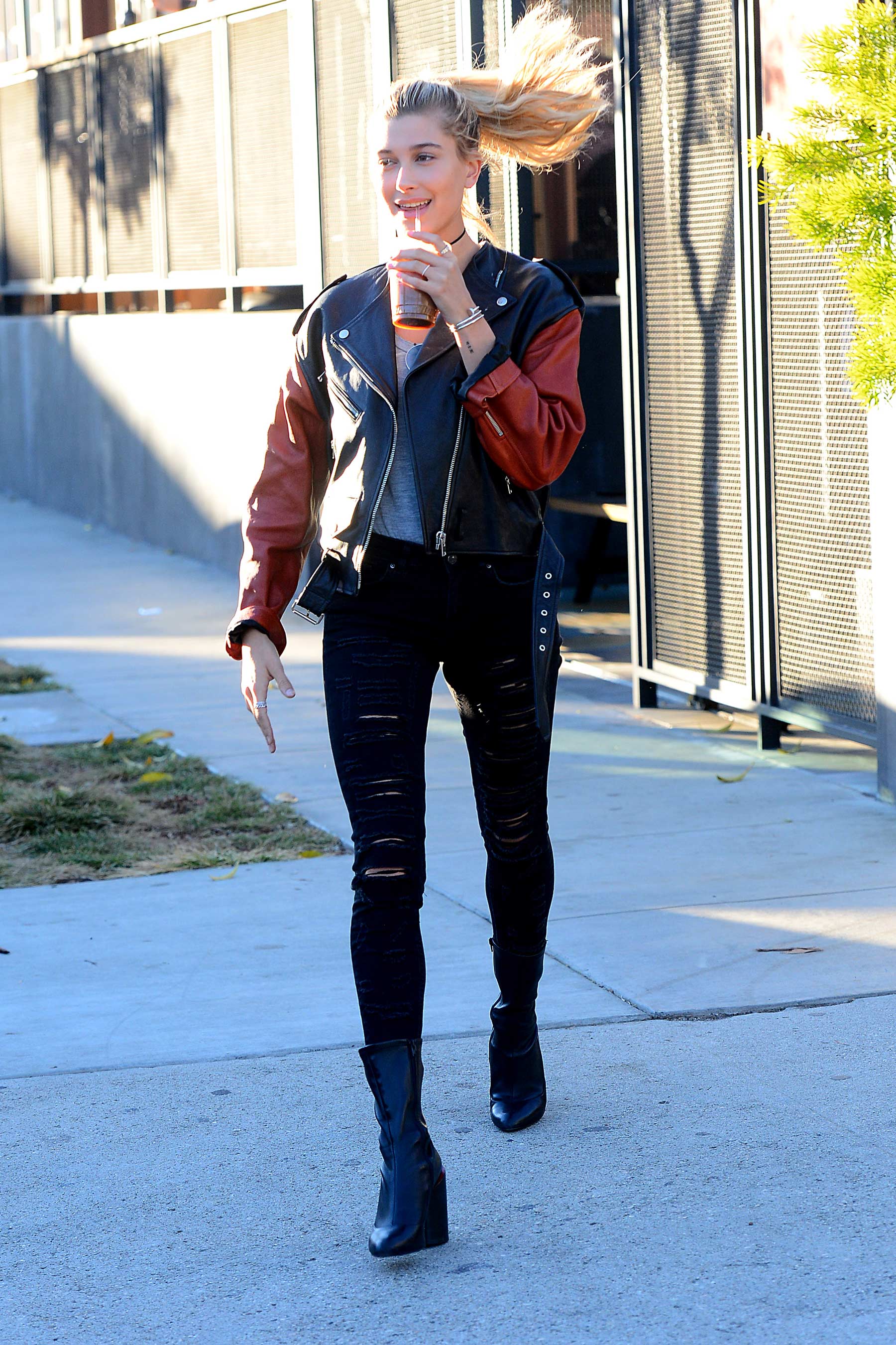 Hailey Baldwin out and about in Beverly Hills