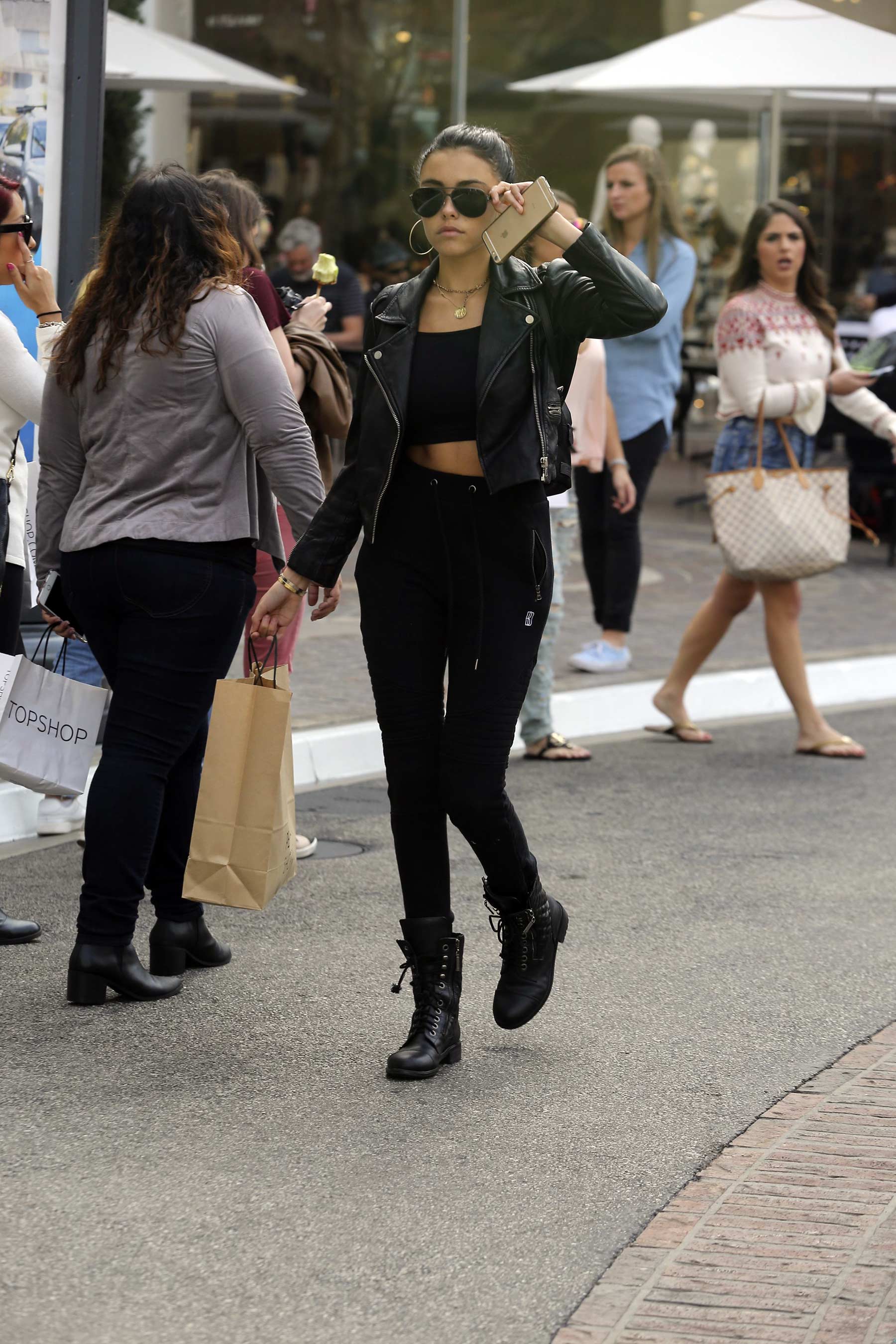 Madison Beer out Shopping at The Grove