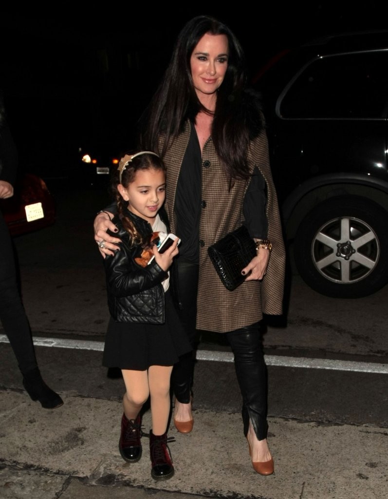 Kyle Richards celebrating her 47th birthday at Craig’s