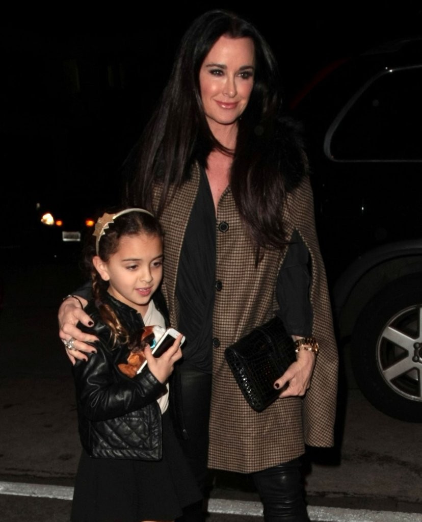 Kyle Richards celebrating her 47th birthday at Craig’s