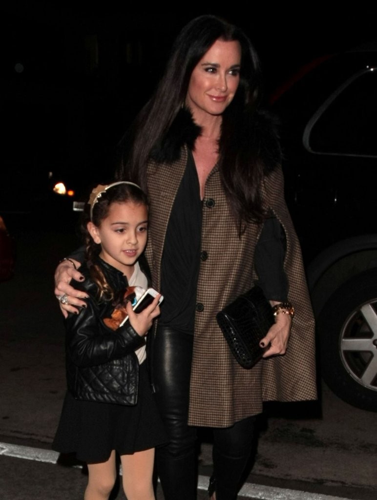 Kyle Richards celebrating her 47th birthday at Craig’s