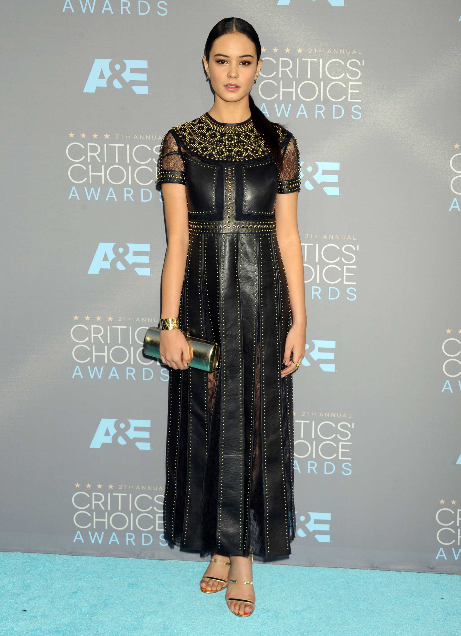 Courtney Eaton attends 21st Annual Critics Choice Awards