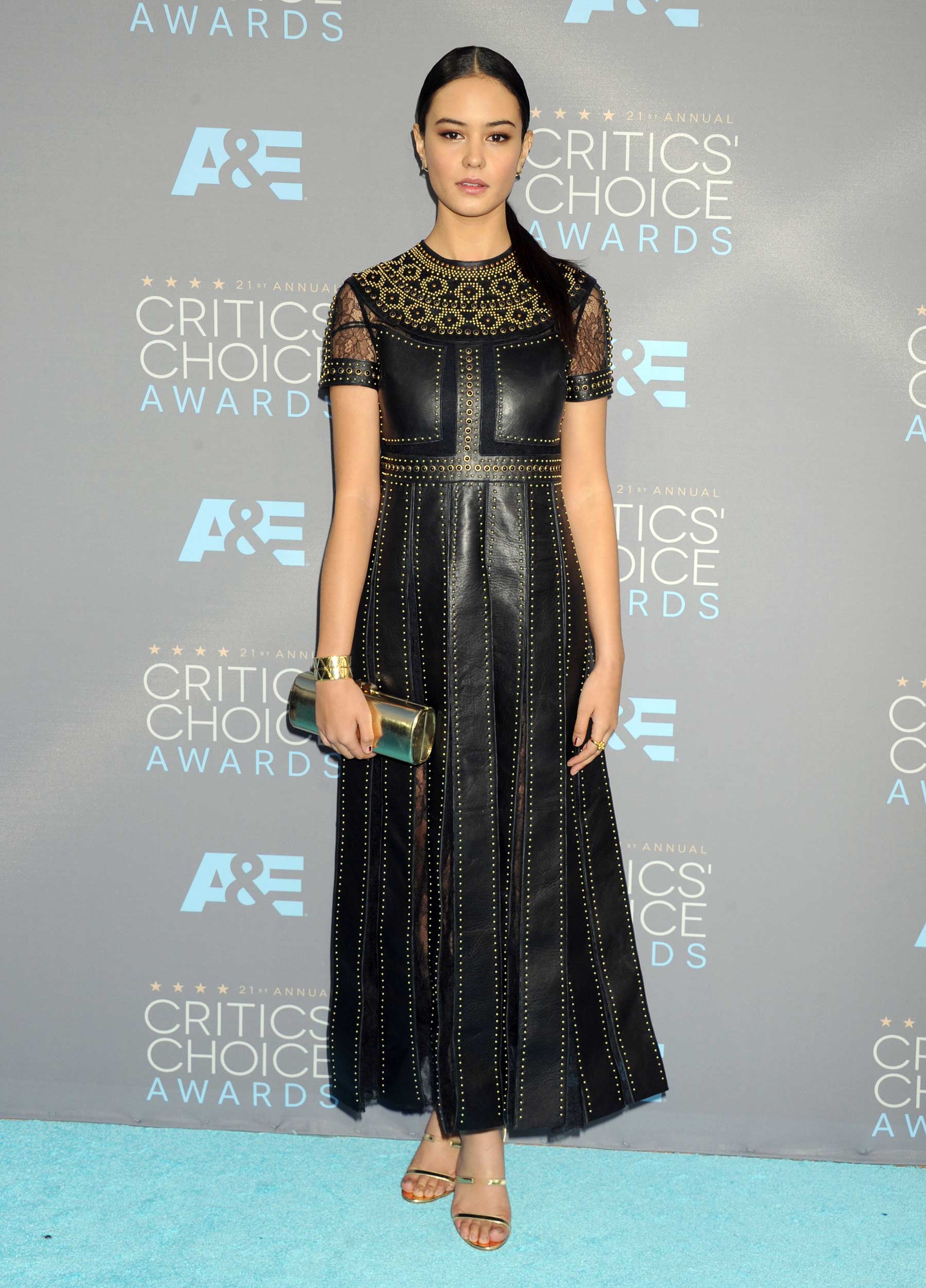 Courtney Eaton attends 21st Annual Critics Choice Awards