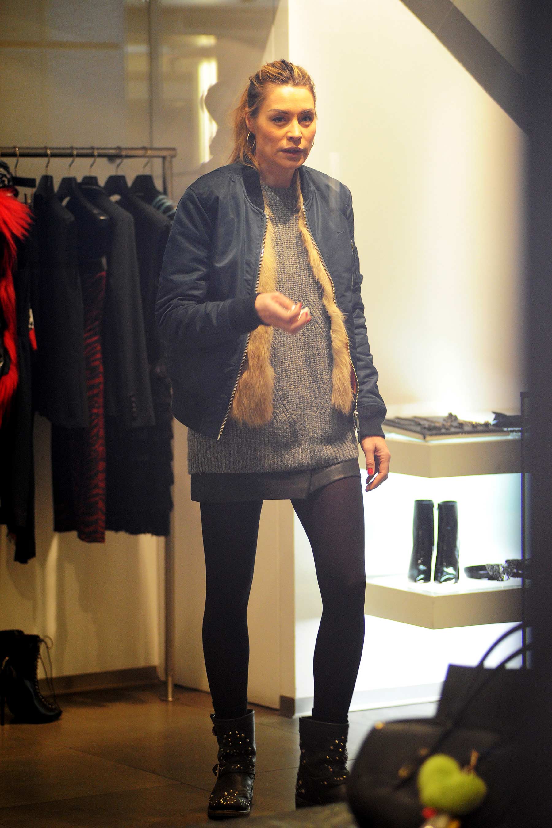 Elenoire Casalegno shopping in Milan