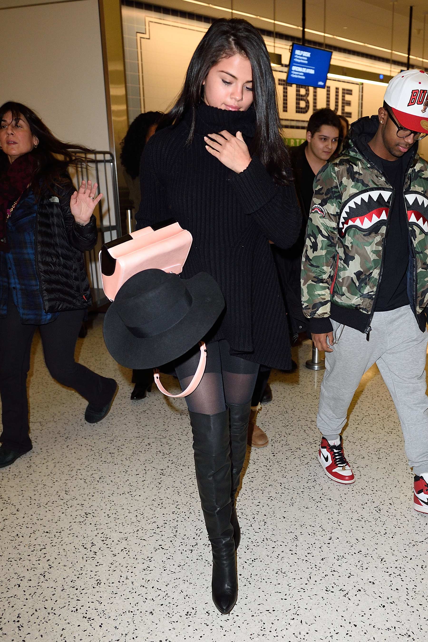 Selena Gomez seen at JFK airport