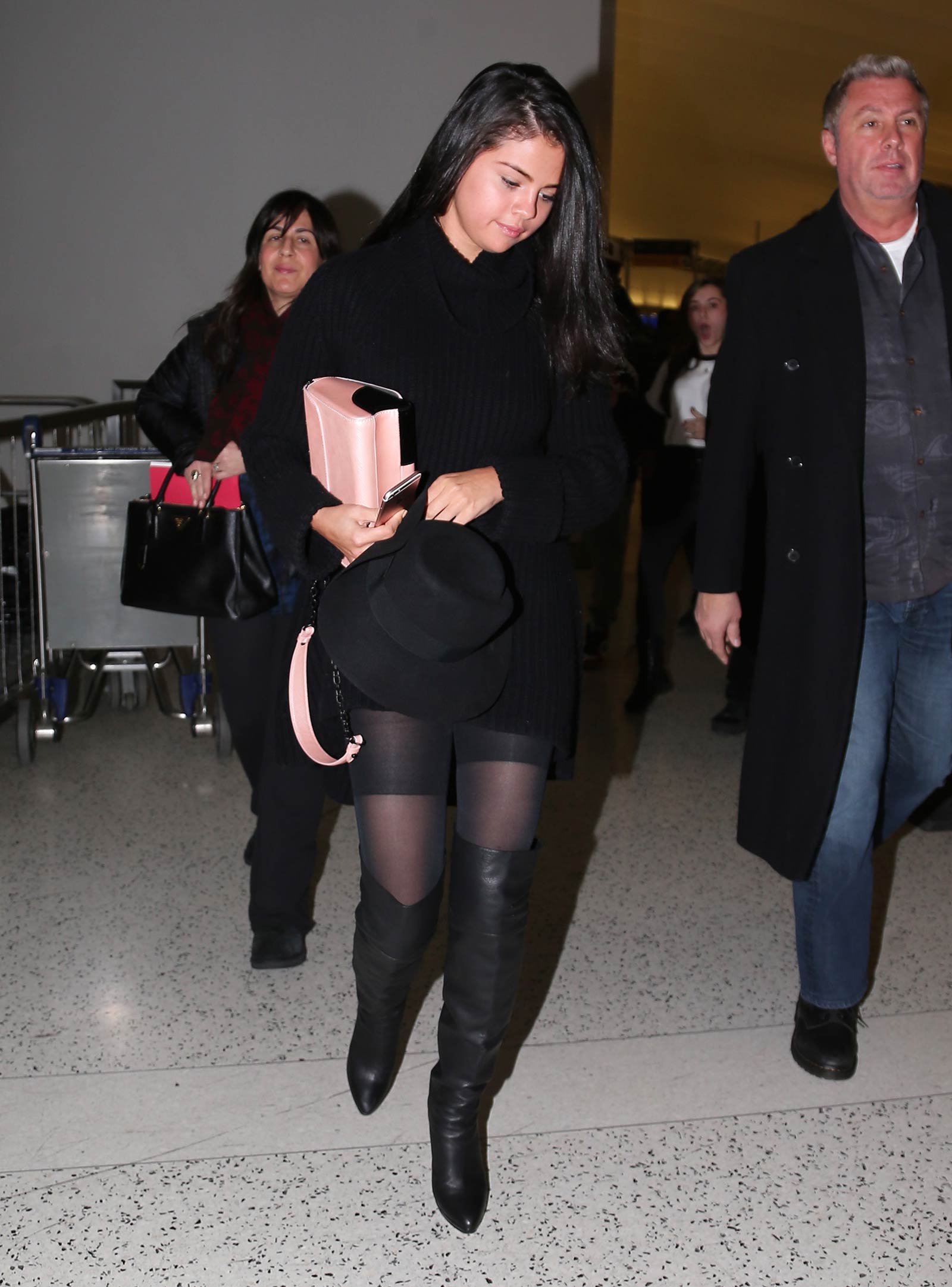 Selena Gomez seen at JFK airport