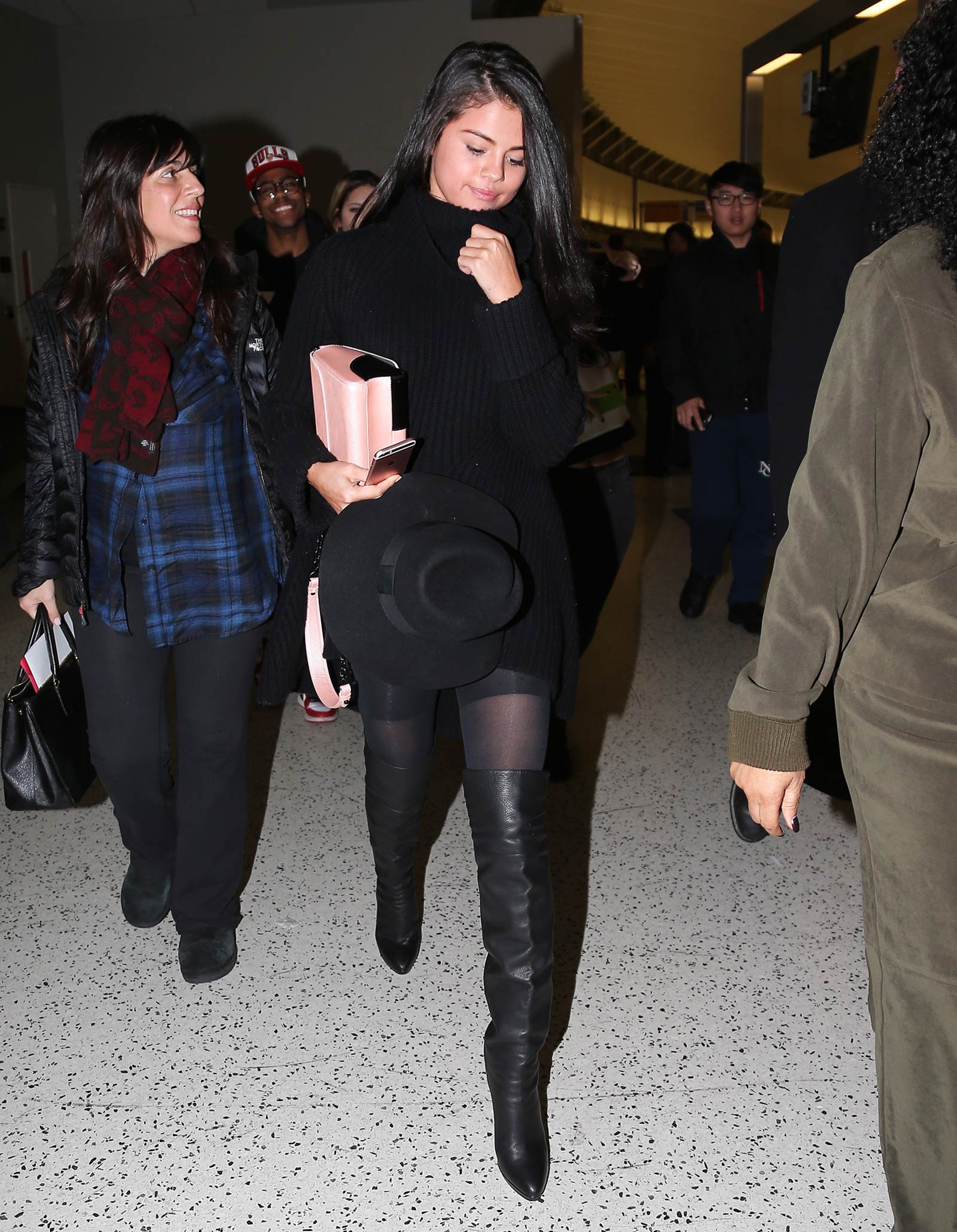 Selena Gomez seen at JFK airport