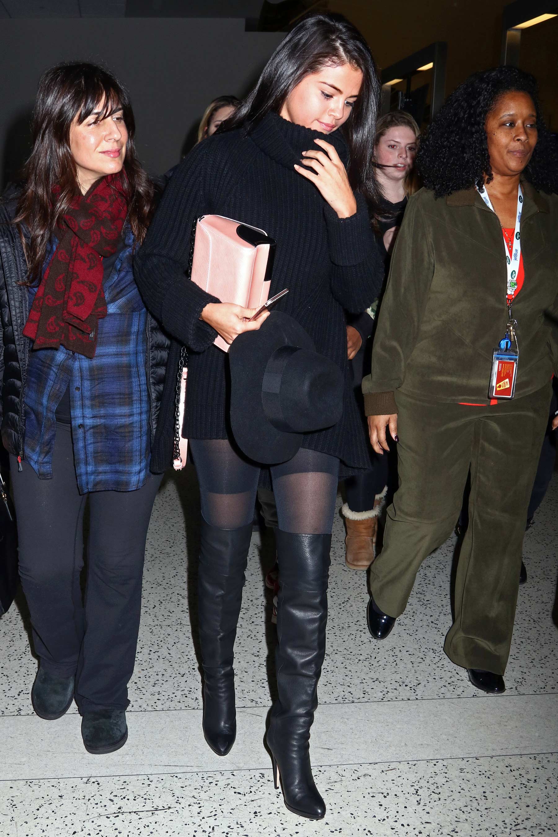 Selena Gomez seen at JFK airport