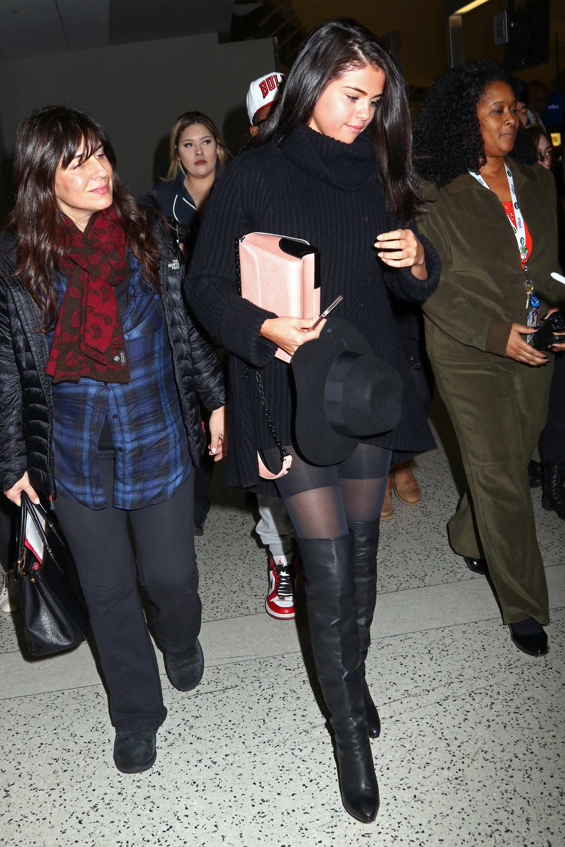 Selena Gomez seen at JFK airport