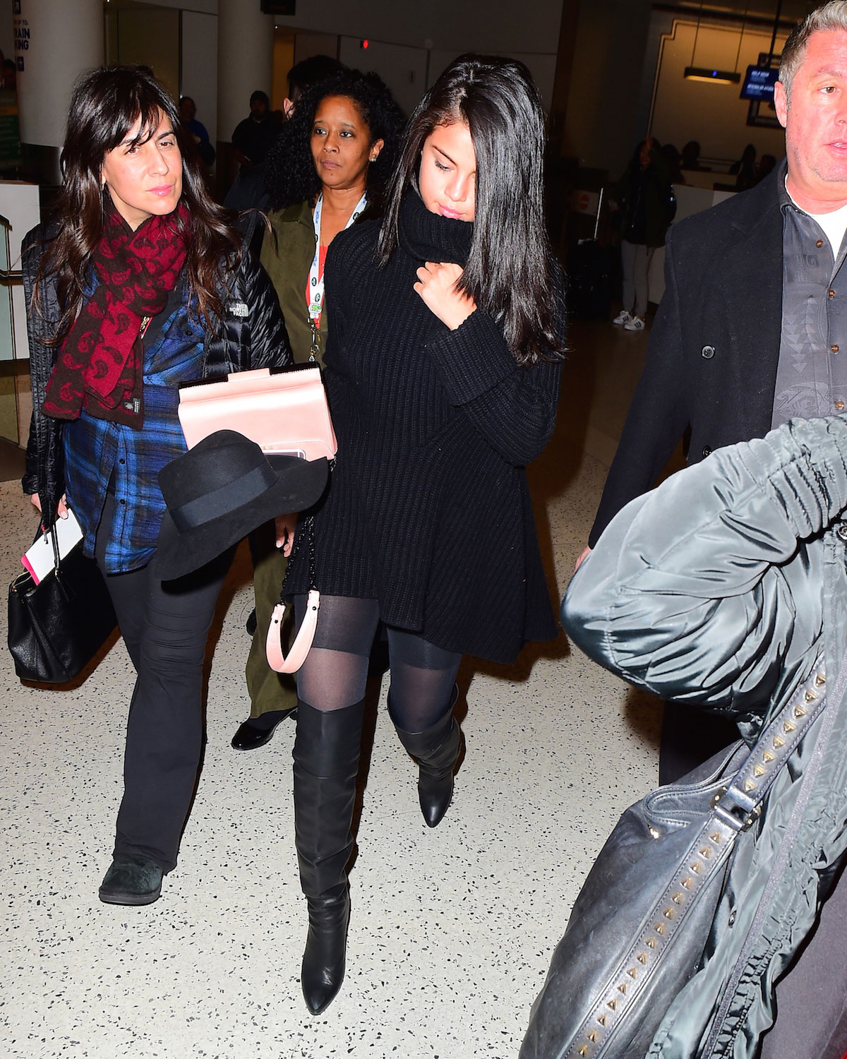 Selena Gomez seen at JFK airport