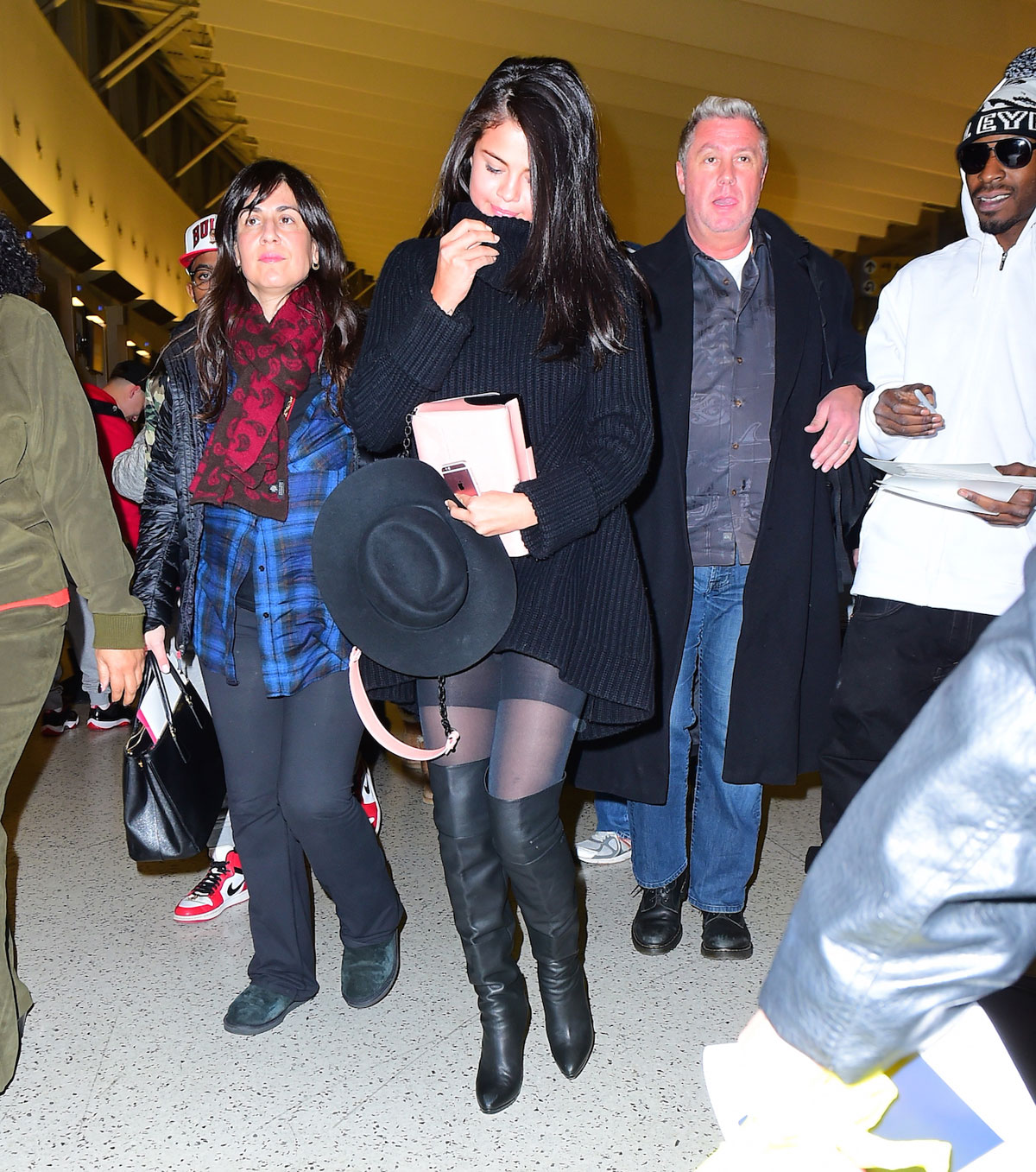 Selena Gomez seen at JFK airport