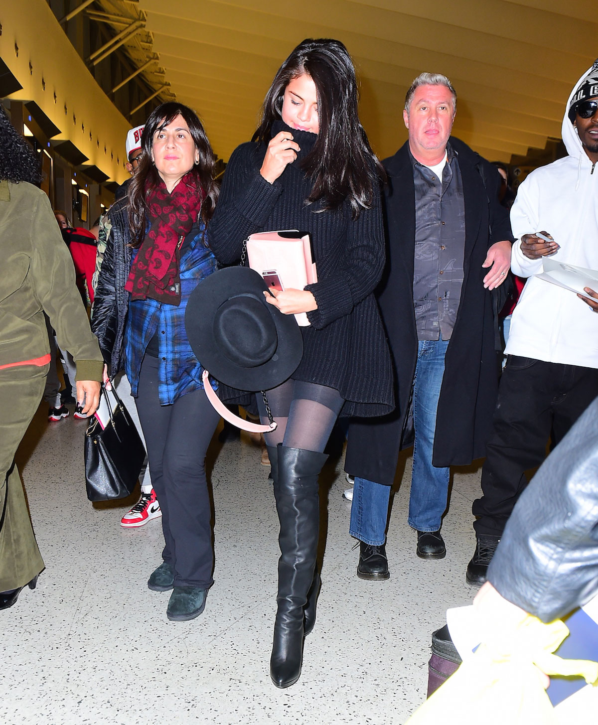 Selena Gomez seen at JFK airport