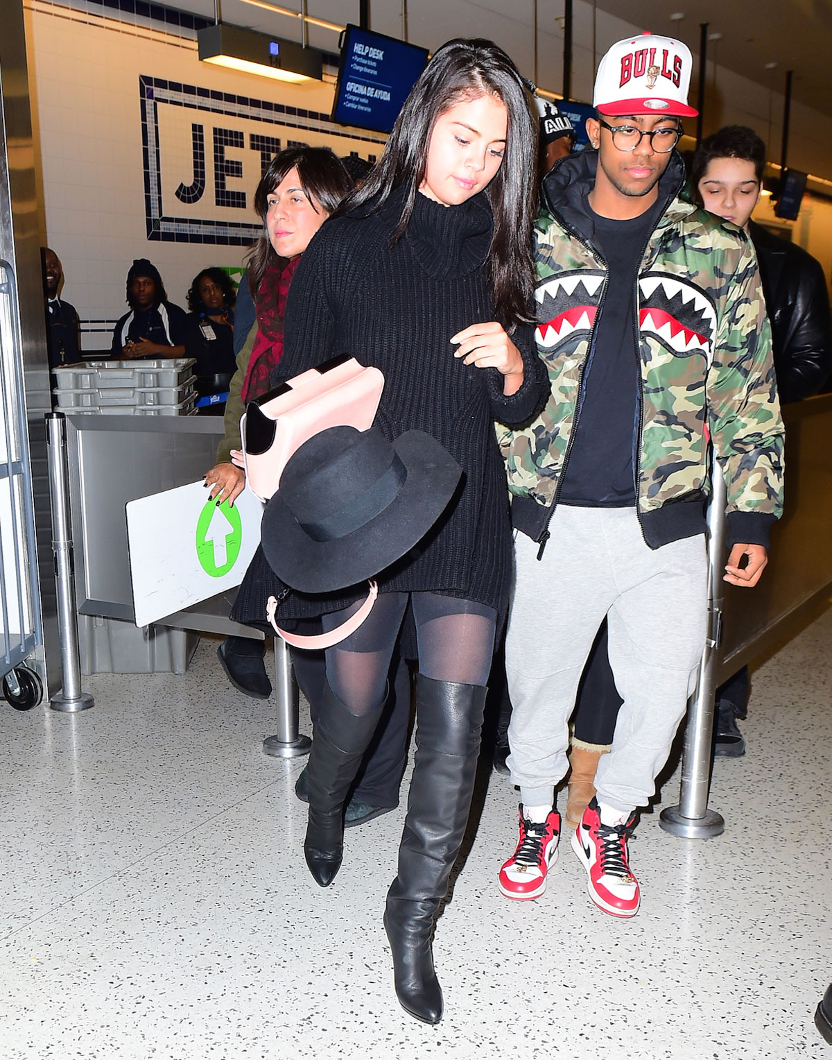 Selena Gomez seen at JFK airport