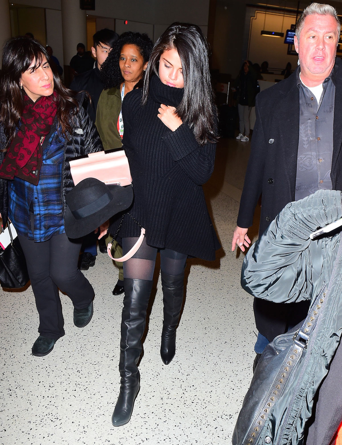 Selena Gomez seen at JFK airport