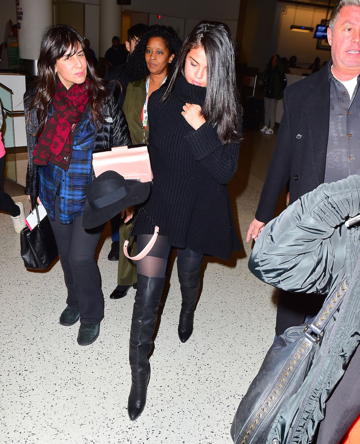 Selena Gomez seen at JFK airport