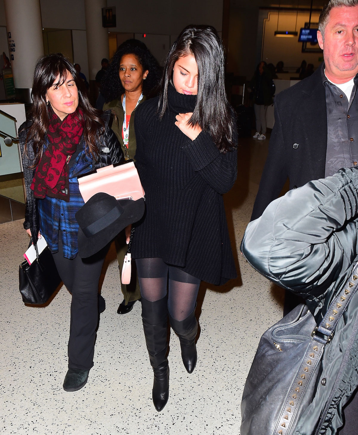 Selena Gomez seen at JFK airport