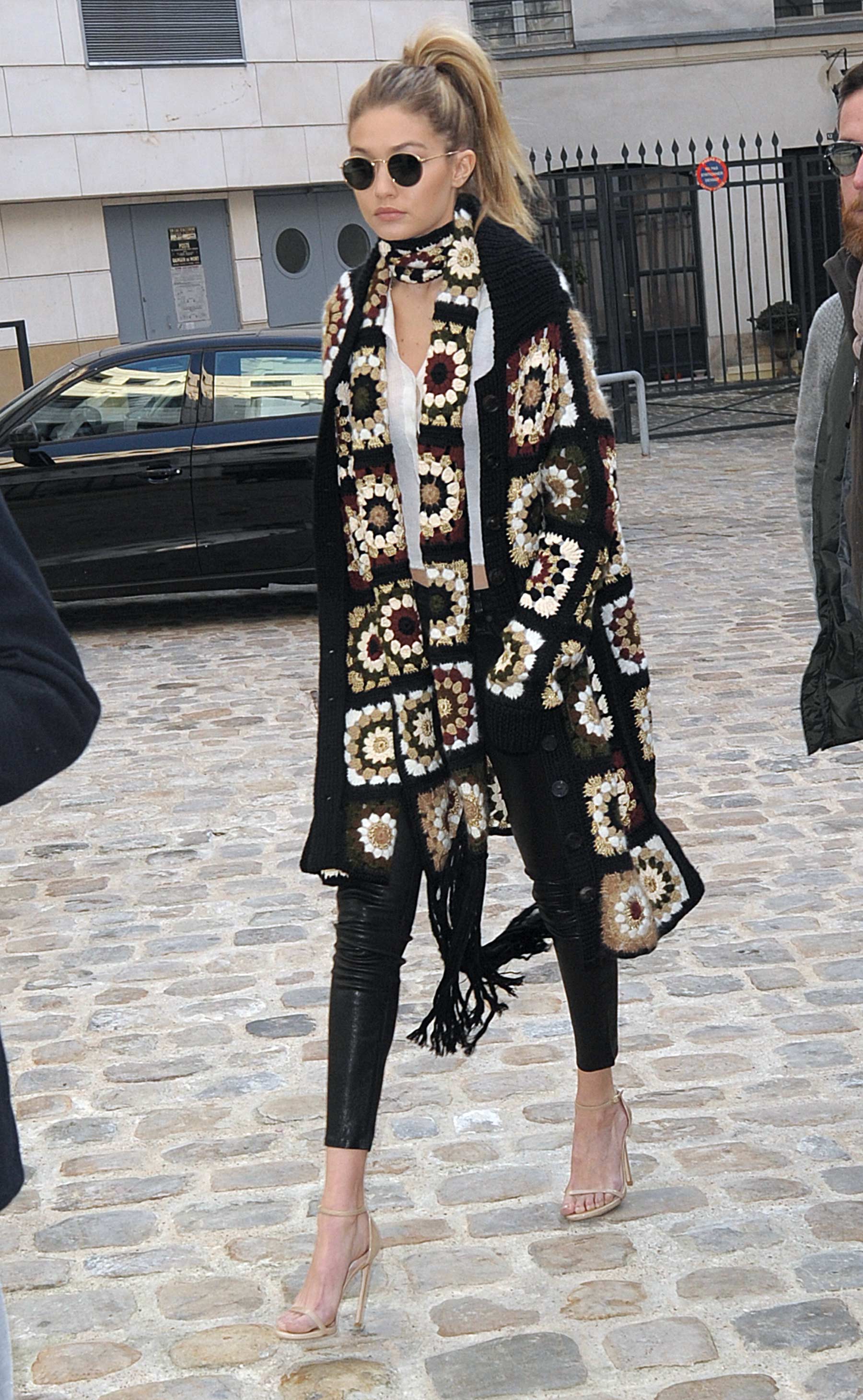 Gigi Hadid leaves her hotel to attend Men’s Fashion Week in Paris