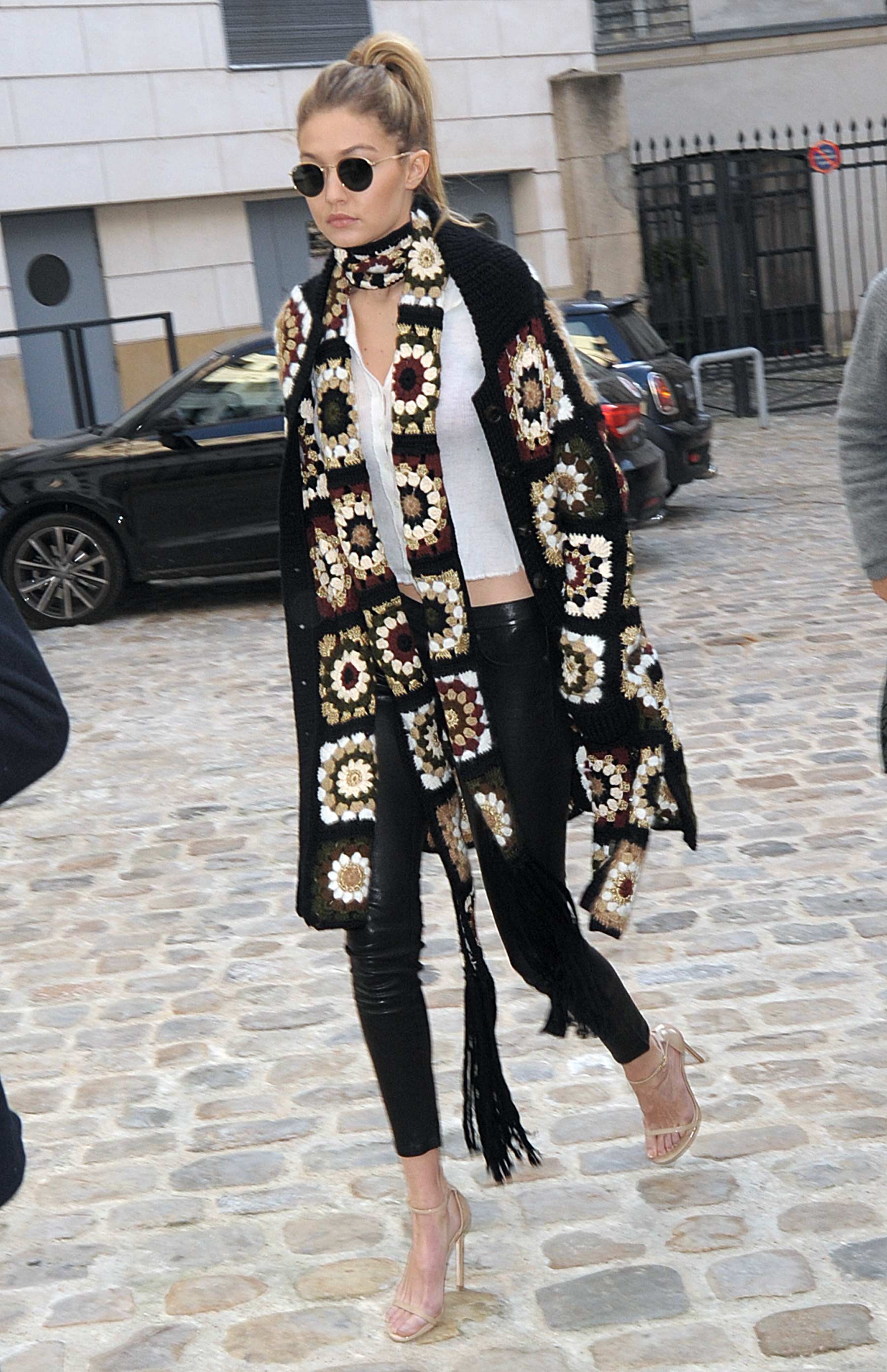Gigi Hadid leaves her hotel to attend Men’s Fashion Week in Paris