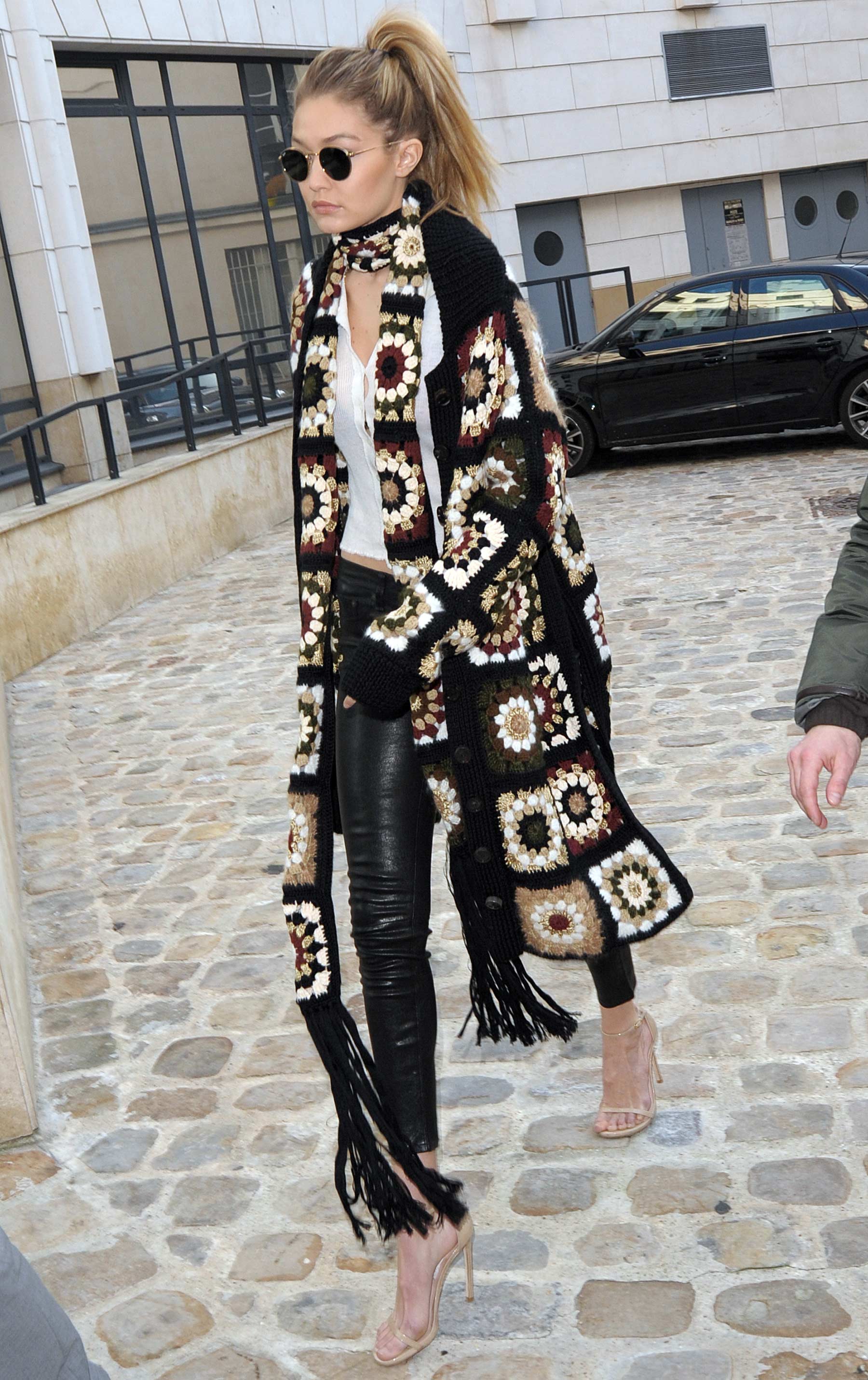 Gigi Hadid leaves her hotel to attend Men’s Fashion Week in Paris