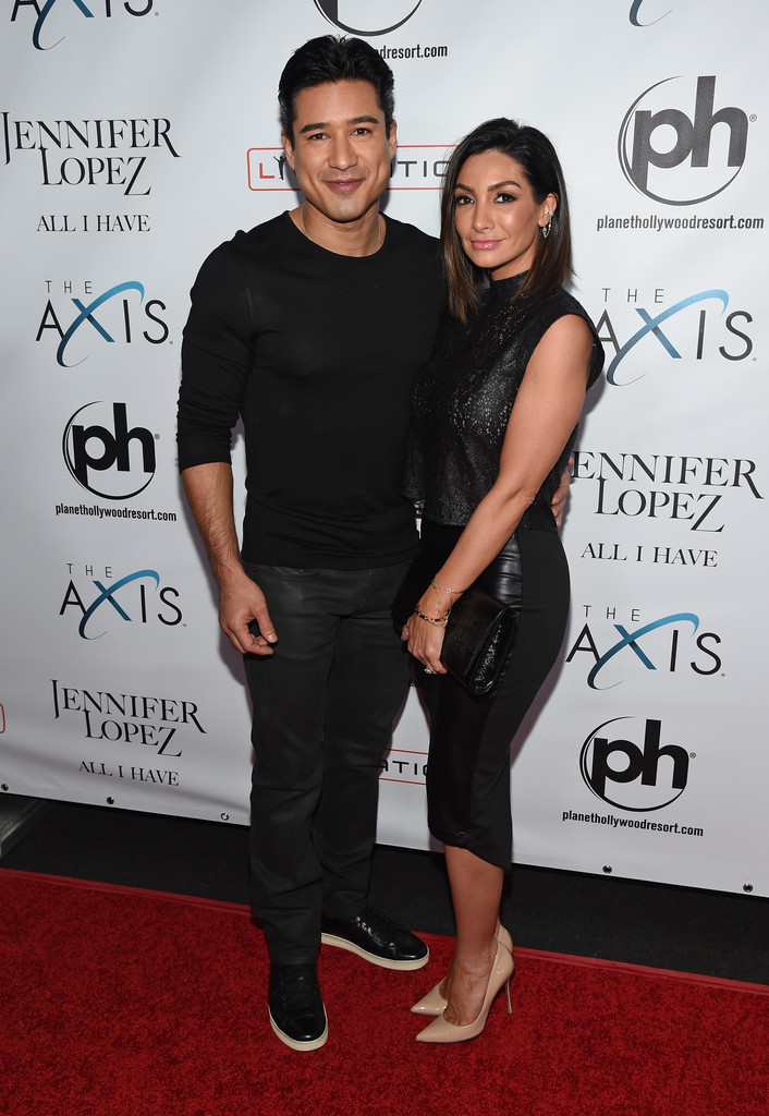 Courtney Mazza opening night of Jennifer Lopez’s ‘All I Have’ Residency