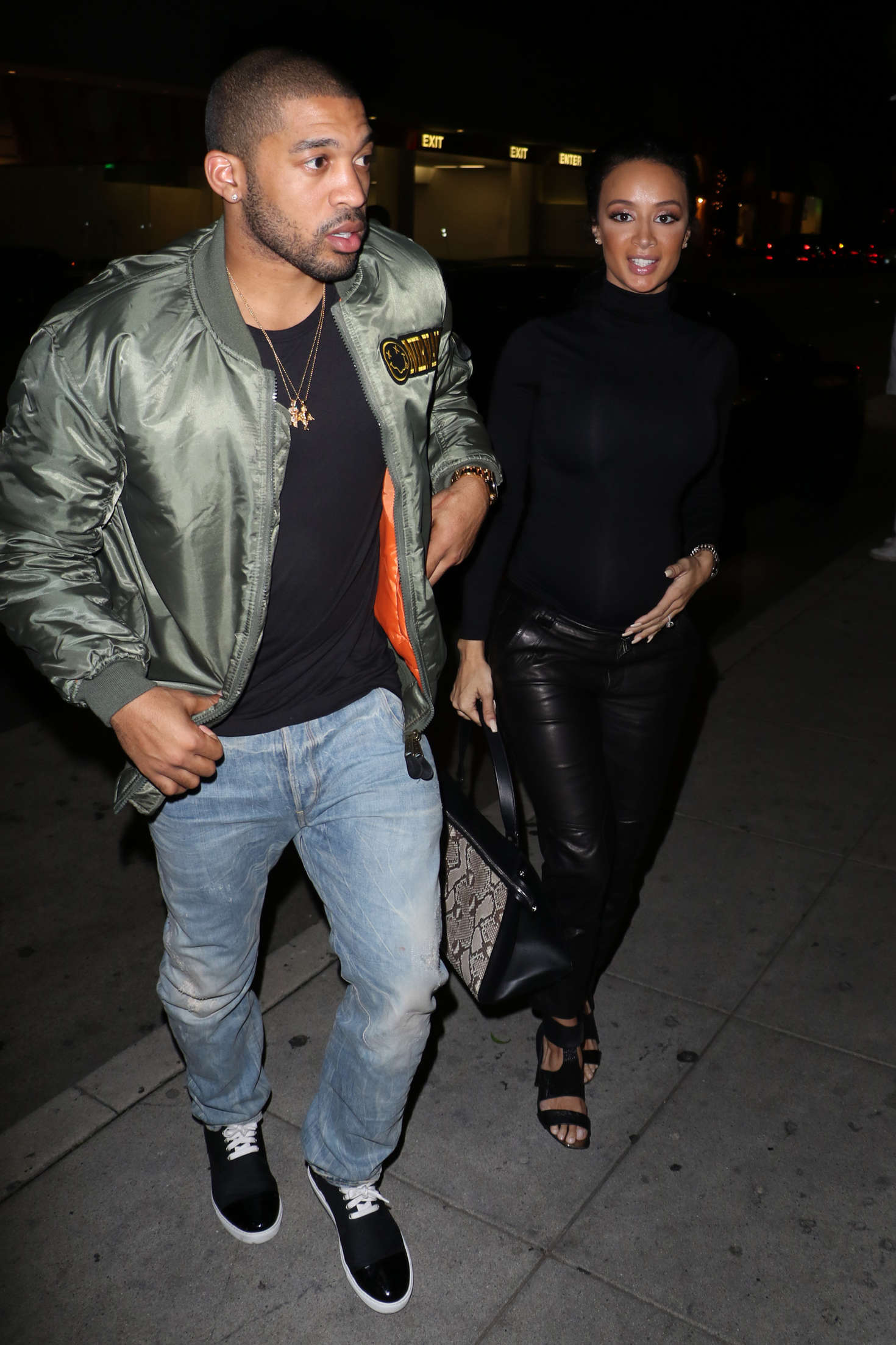 Draya Michele arrives at Mr Chow