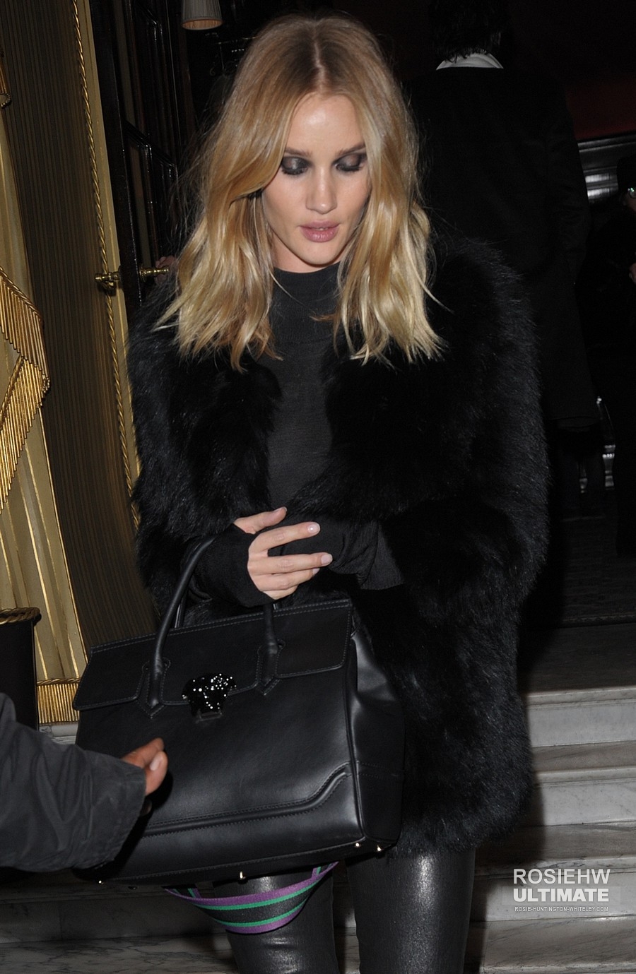 Rosie Huntington Whiteley out in Paris