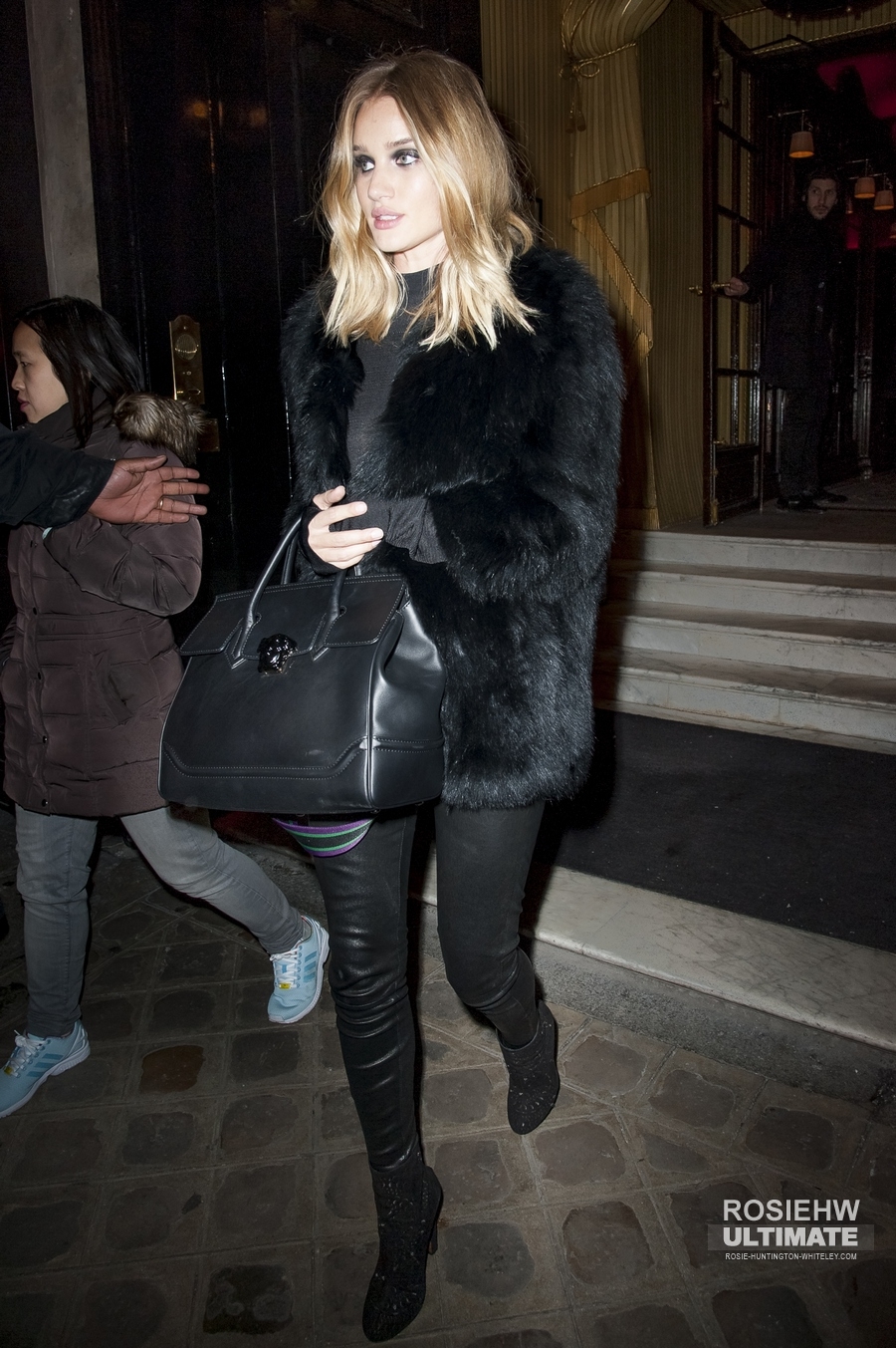 Rosie Huntington Whiteley out in Paris