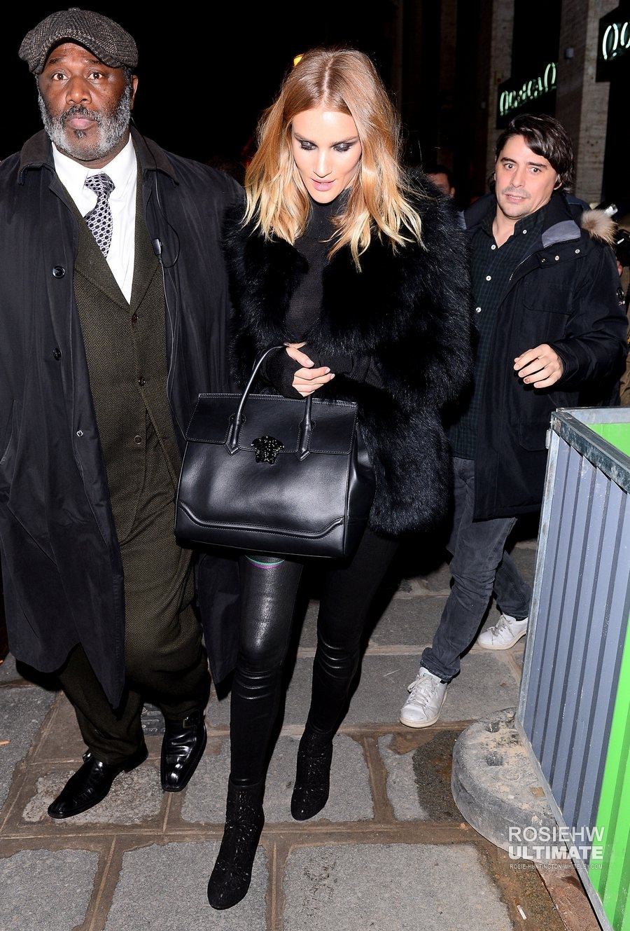 Rosie Huntington Whiteley out in Paris