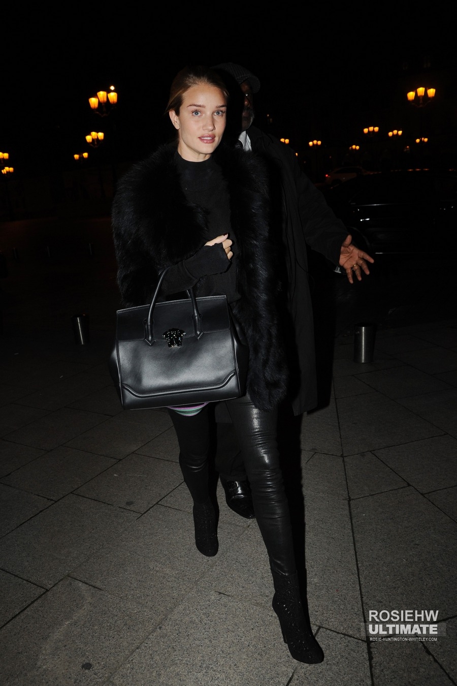 Rosie Huntington Whiteley out in Paris