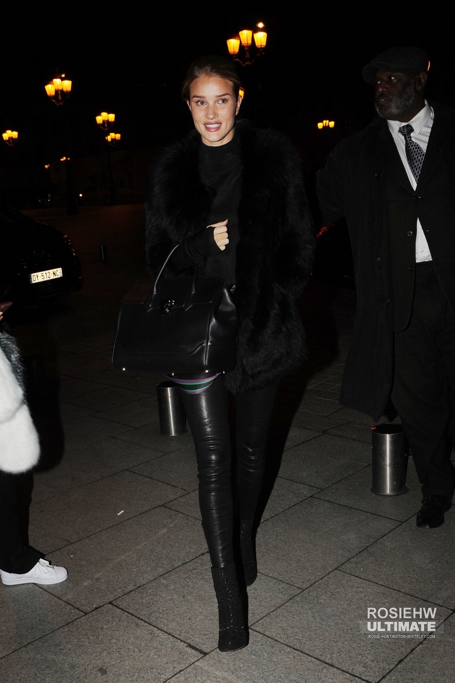 Rosie Huntington Whiteley out in Paris