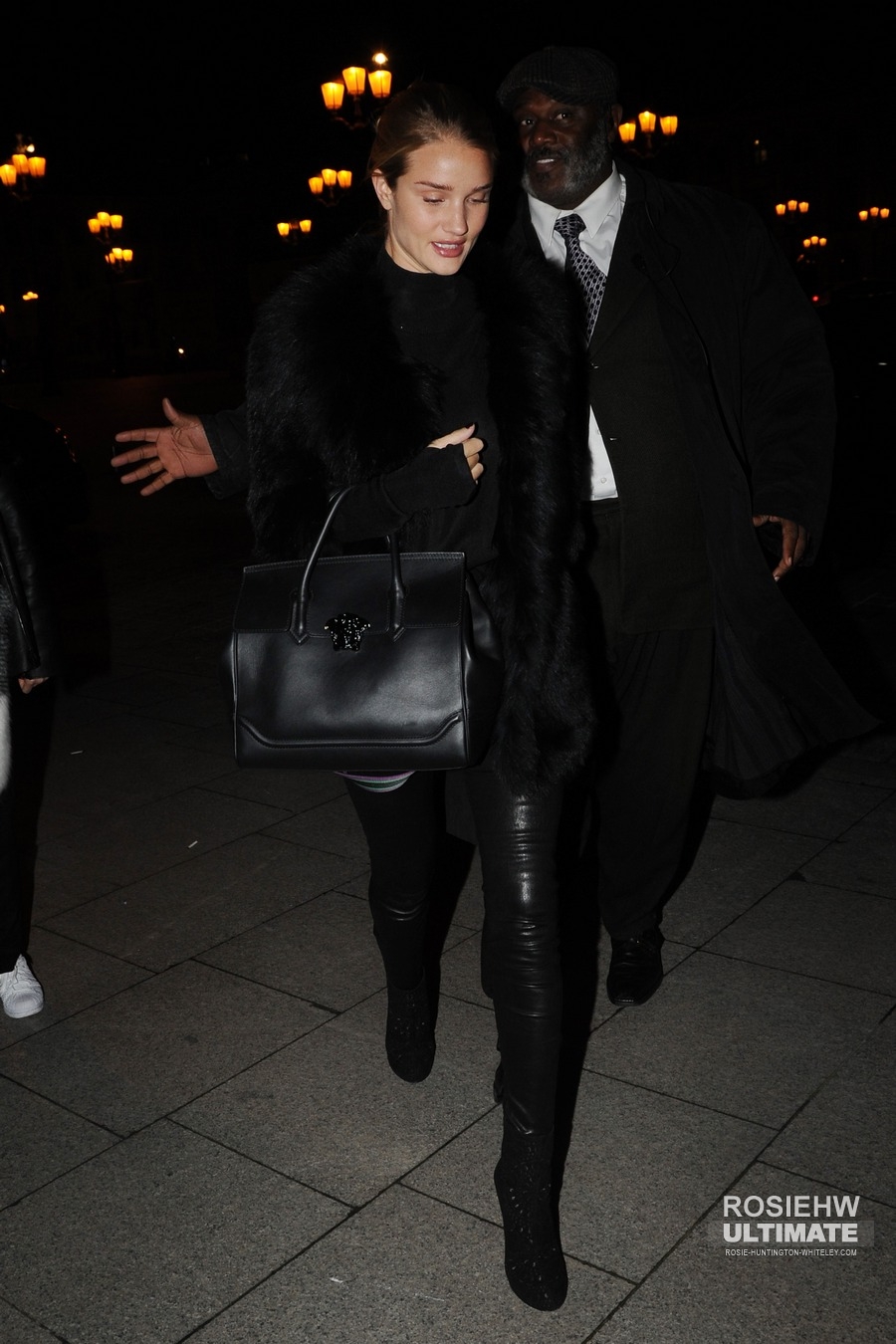 Rosie Huntington Whiteley out in Paris