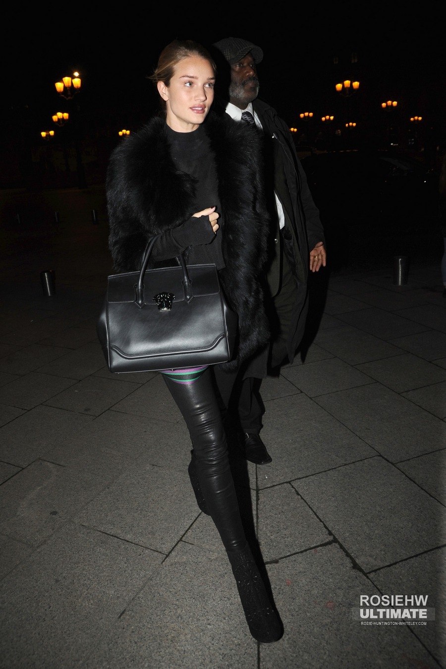 Rosie Huntington Whiteley out in Paris