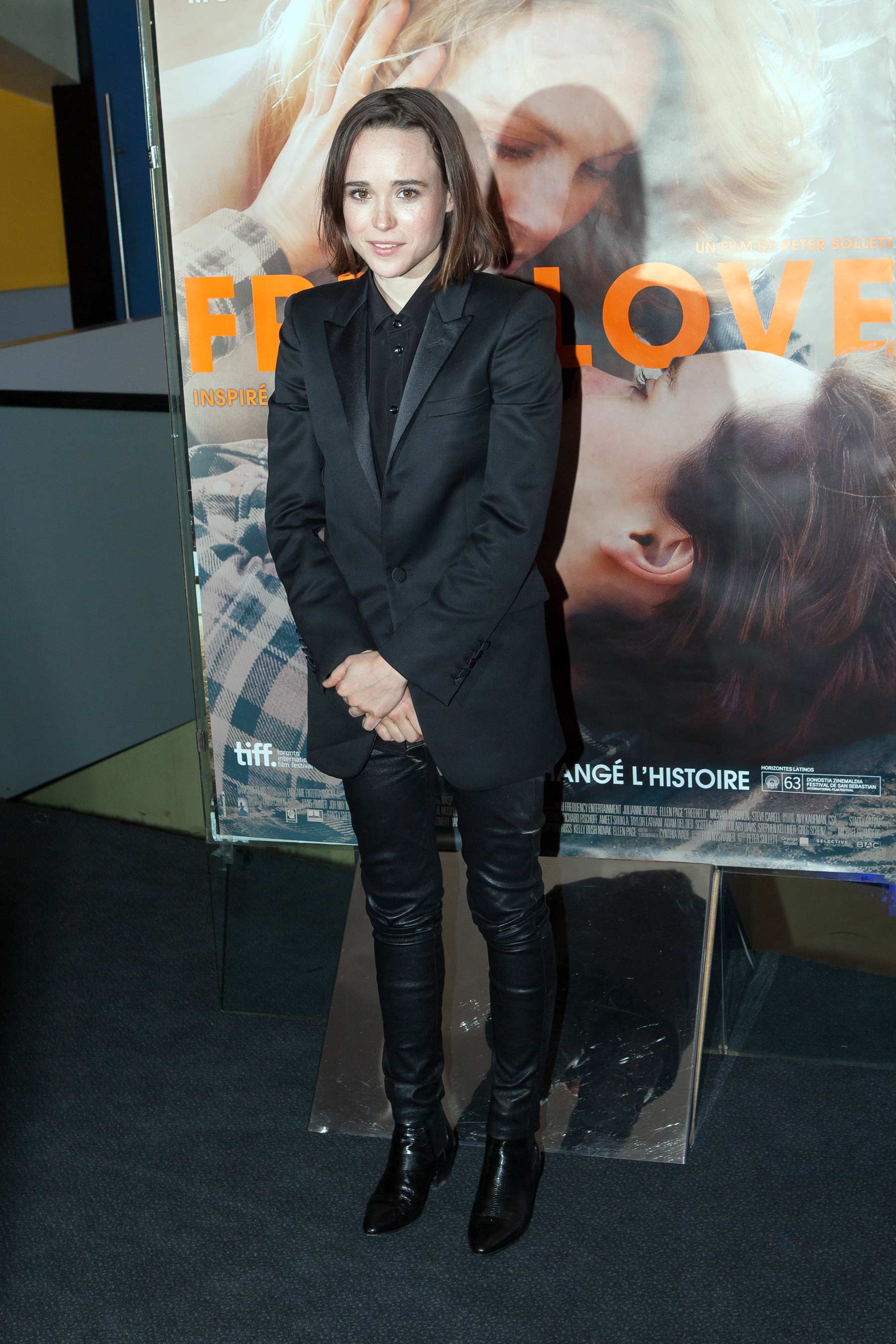 Ellen Page attends Free Love Paris Premiere