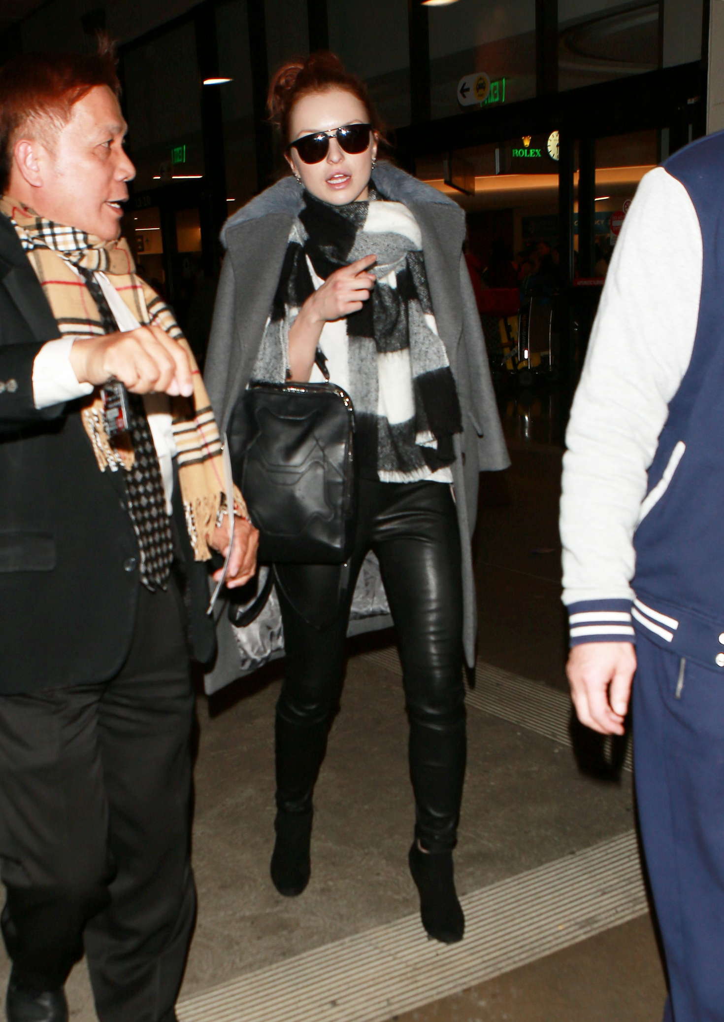 Francesca Eastwood arriving at LAX Airport