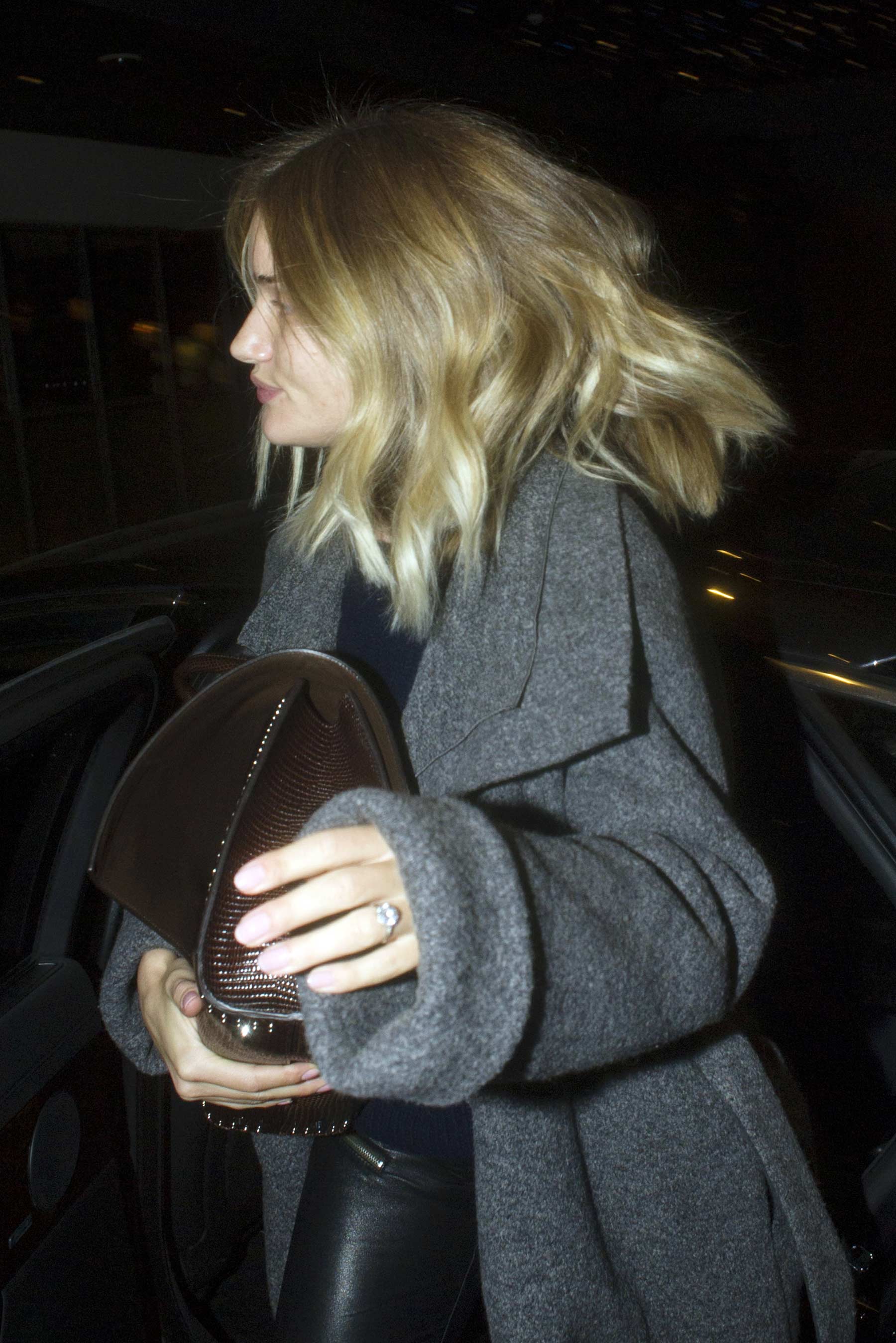 Rosie Huntington Whiteley out in London