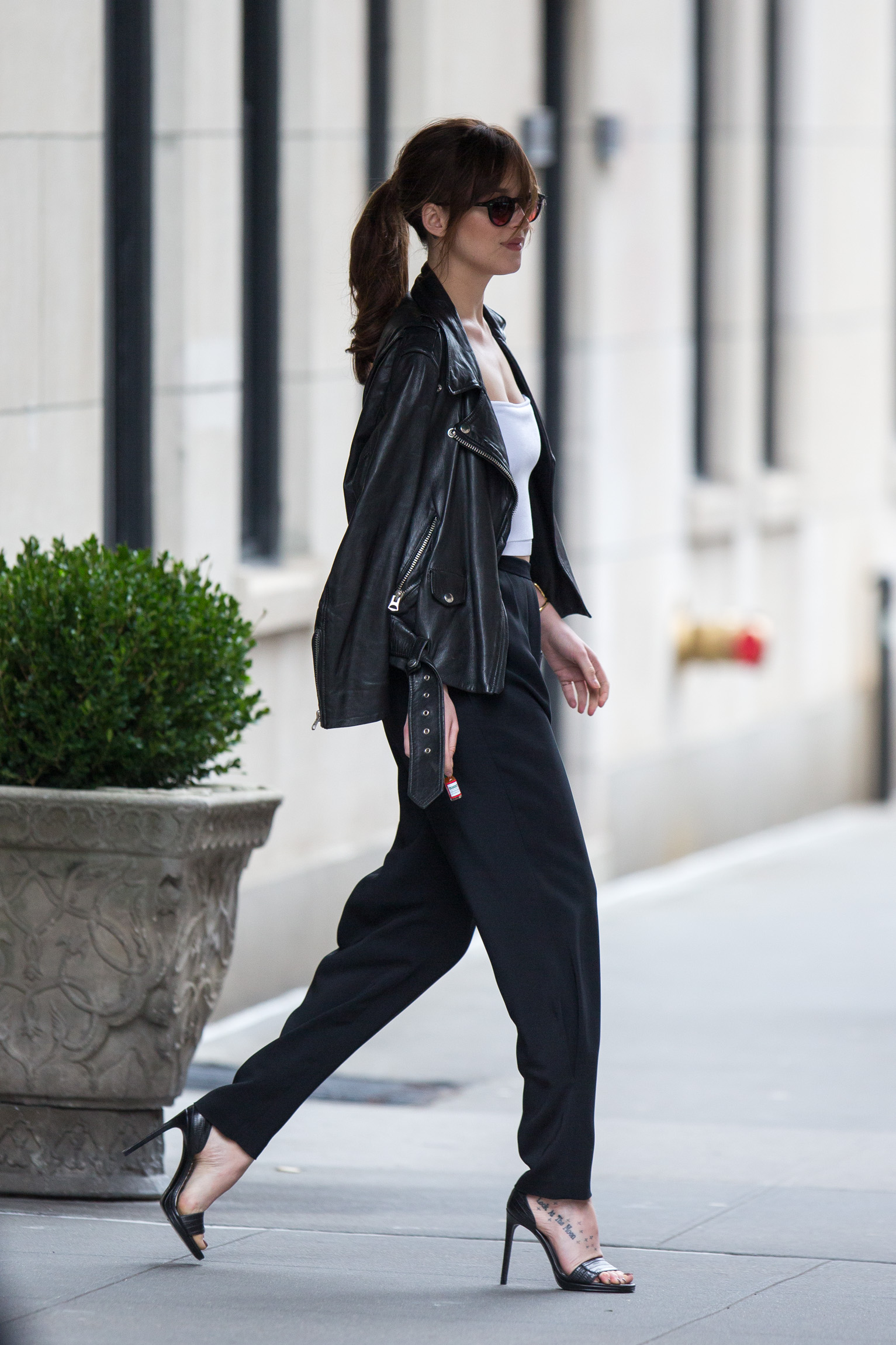 Dakota Johnson out in New York City