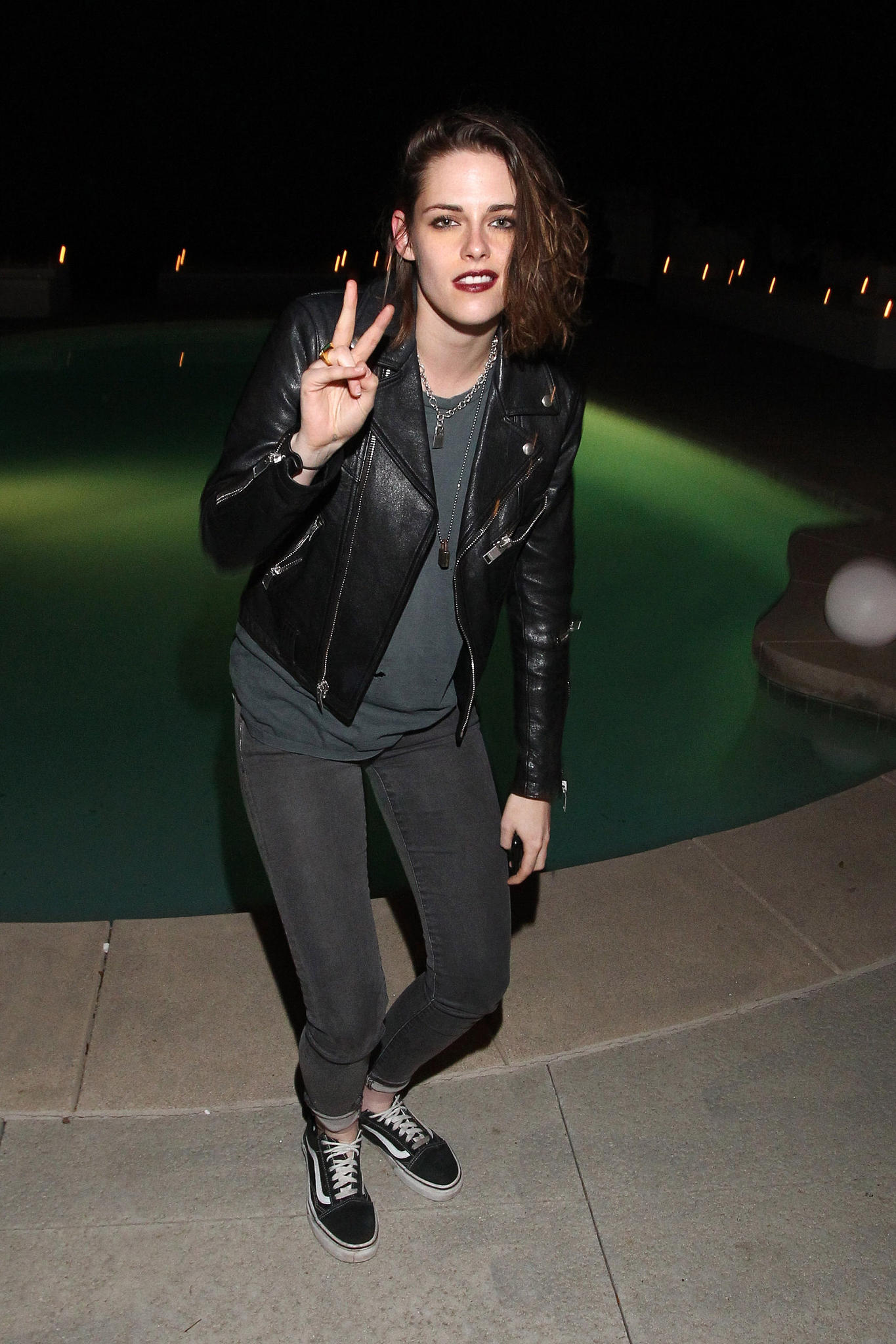 Kristen Stewart attends the Albright Fashion Library launch